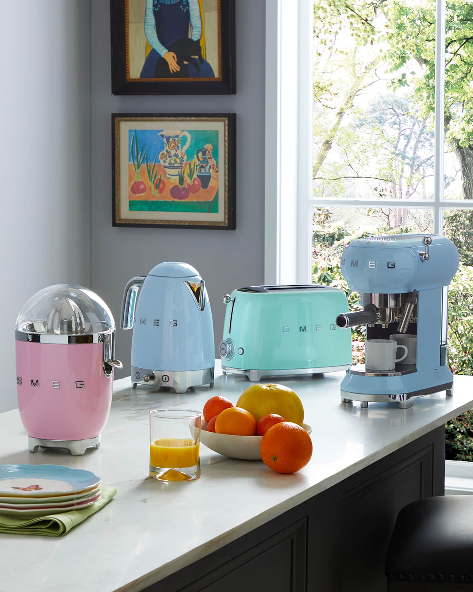 Smeg Retro 2Slice Toaster Neiman Marcus