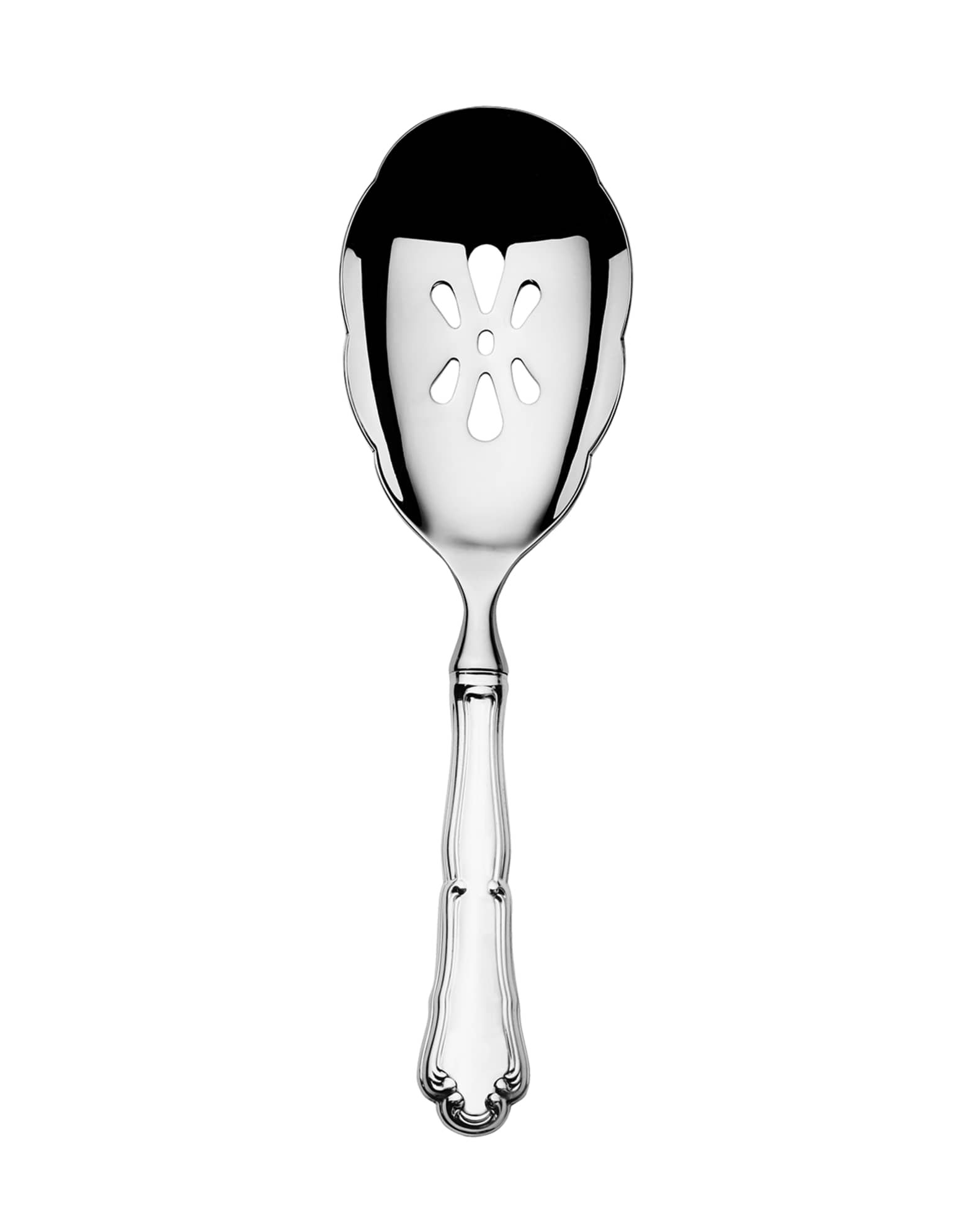 Wallace Silversmiths Barocco Pierced Serving Spoon Neiman Marcus