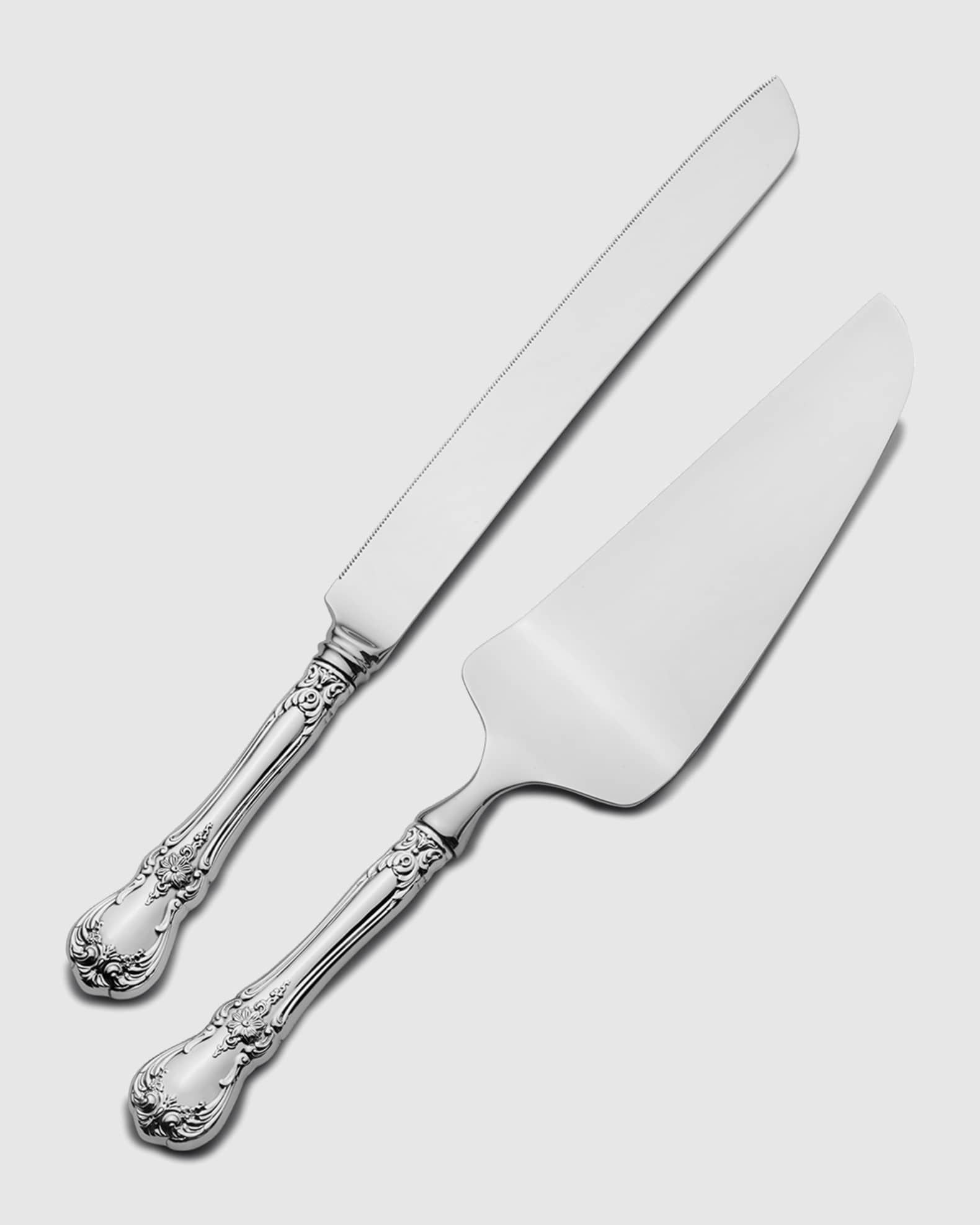 Sterling silver cake serving set deals