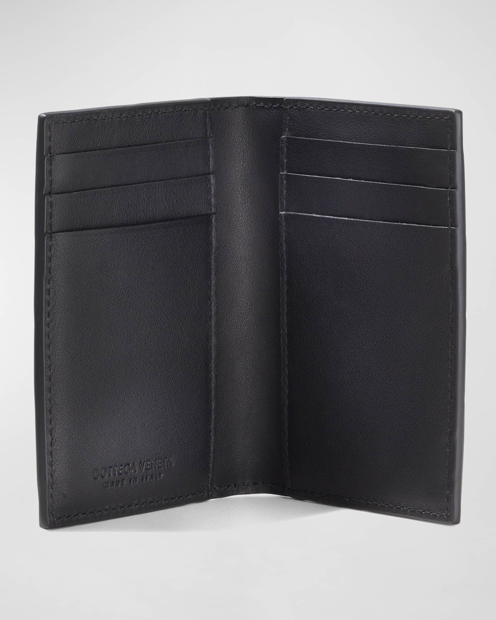 Men's Portacard Woven Leather Card Case 1