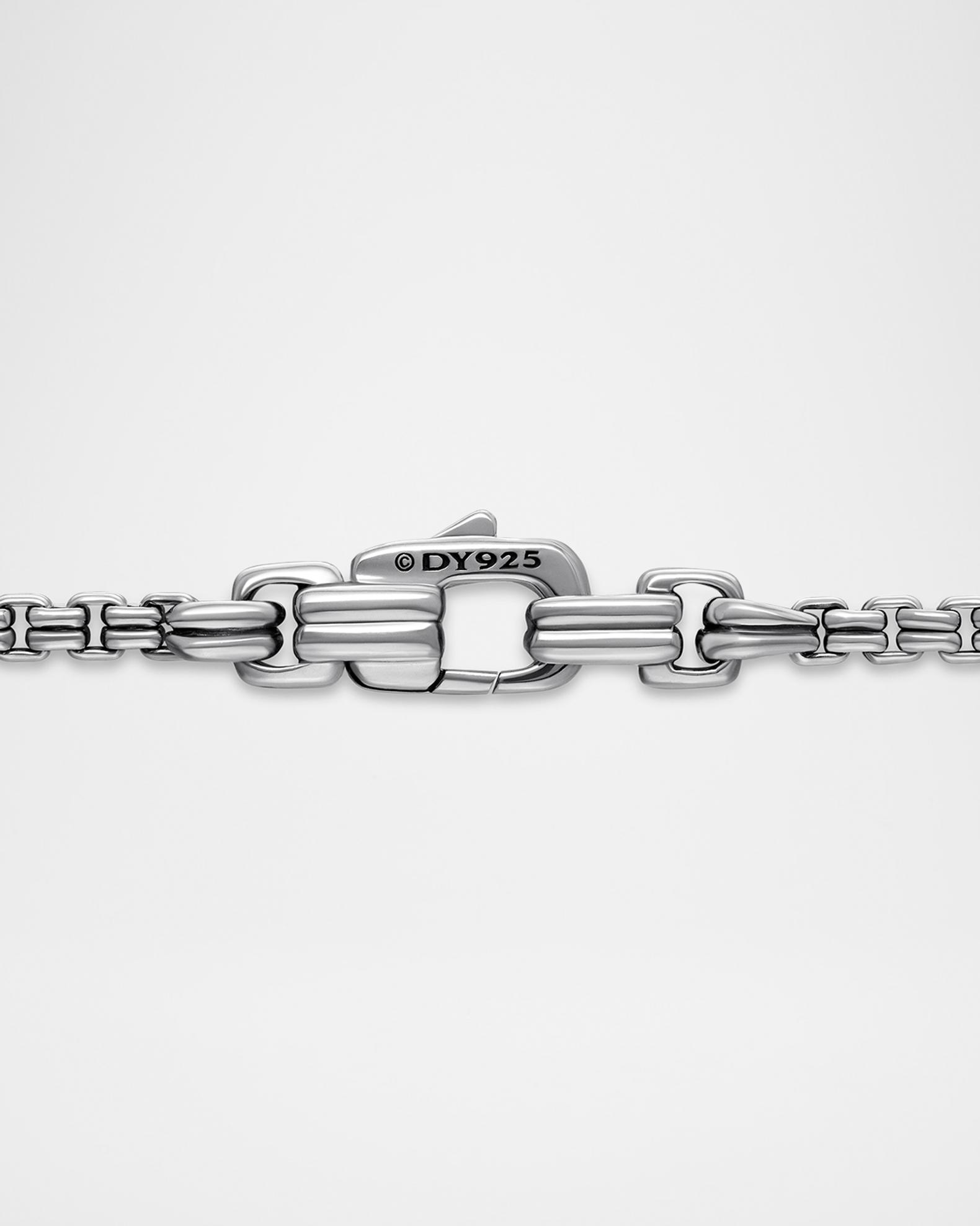 Men's Silver Double Box Chain Necklaces | Neiman Marcus