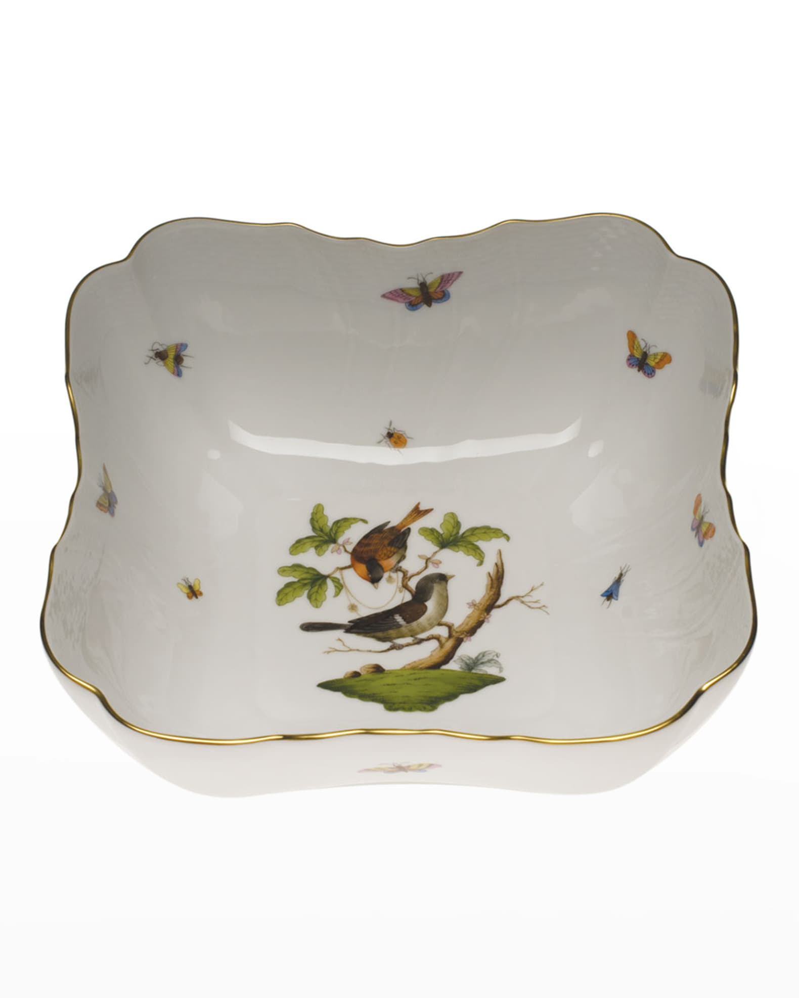 Rothschild Bird Square Salad Bowl 0