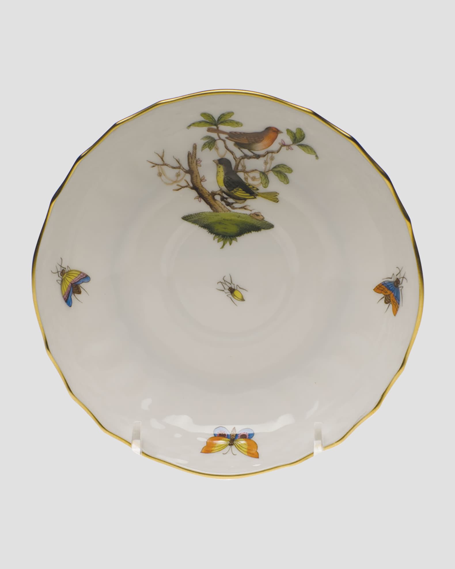 Rothschild Bird Motif 03 Canton Saucer 0