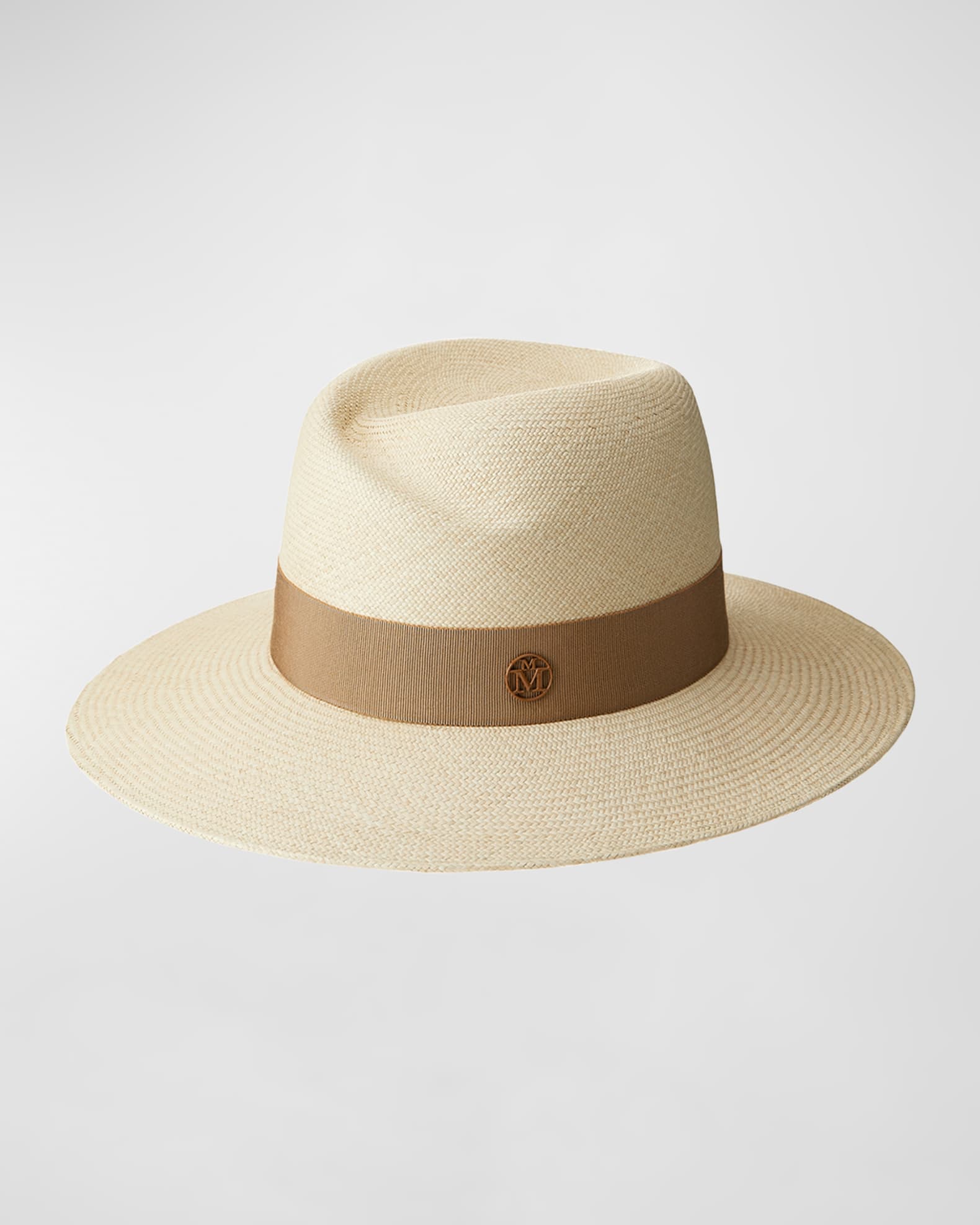 Maison Michel Virginie Cuenca Straw Panama Hat | Neiman Marcus