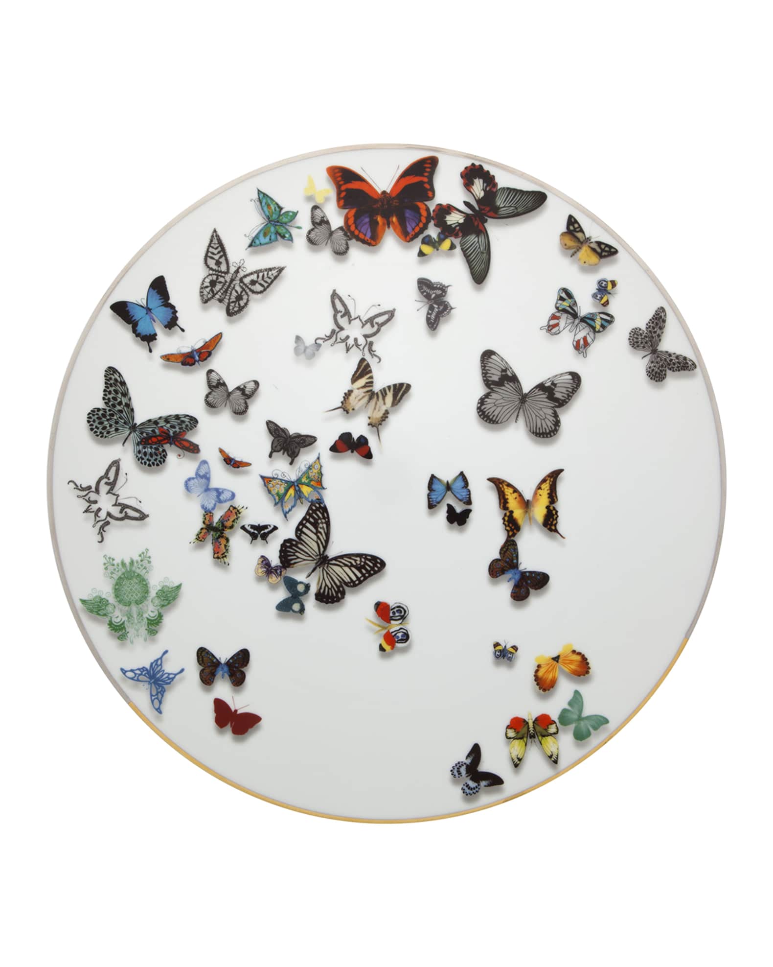 Butterfly Parade Charger Plate 0