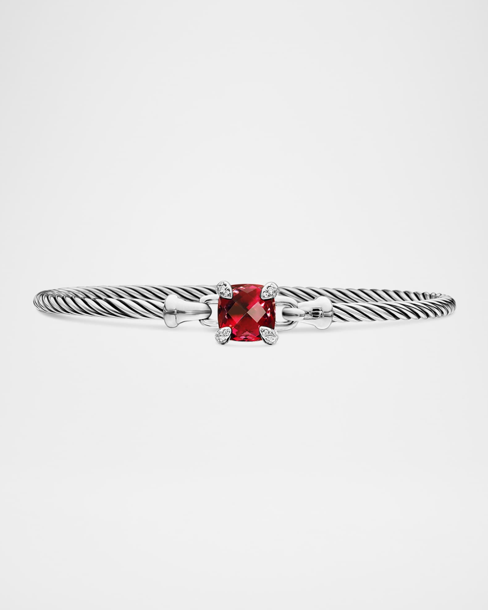 Chatelaine Pave Prong Bracelet with Stone 0