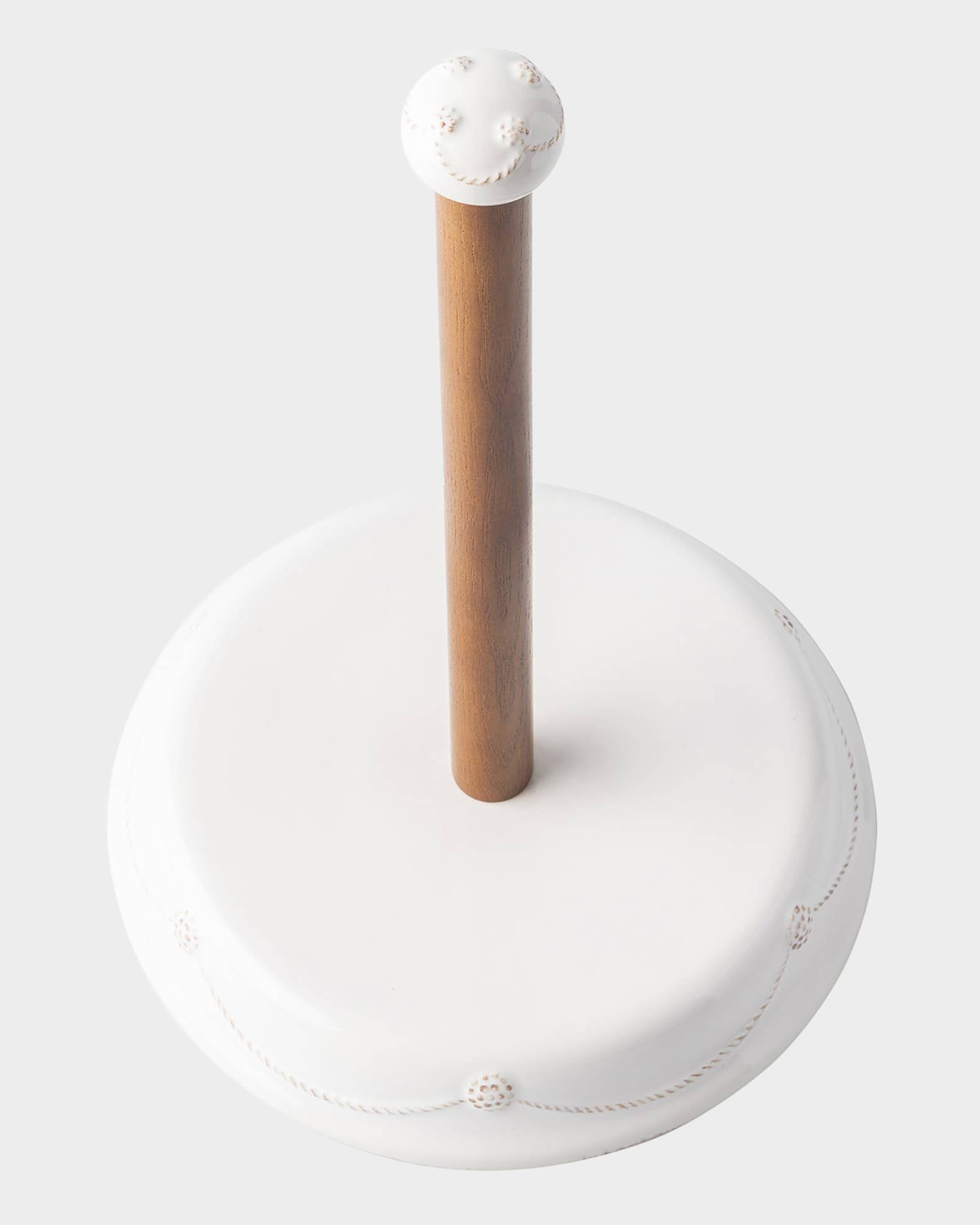 Berry & Thread Paper Towel Holder - Whitewash 1