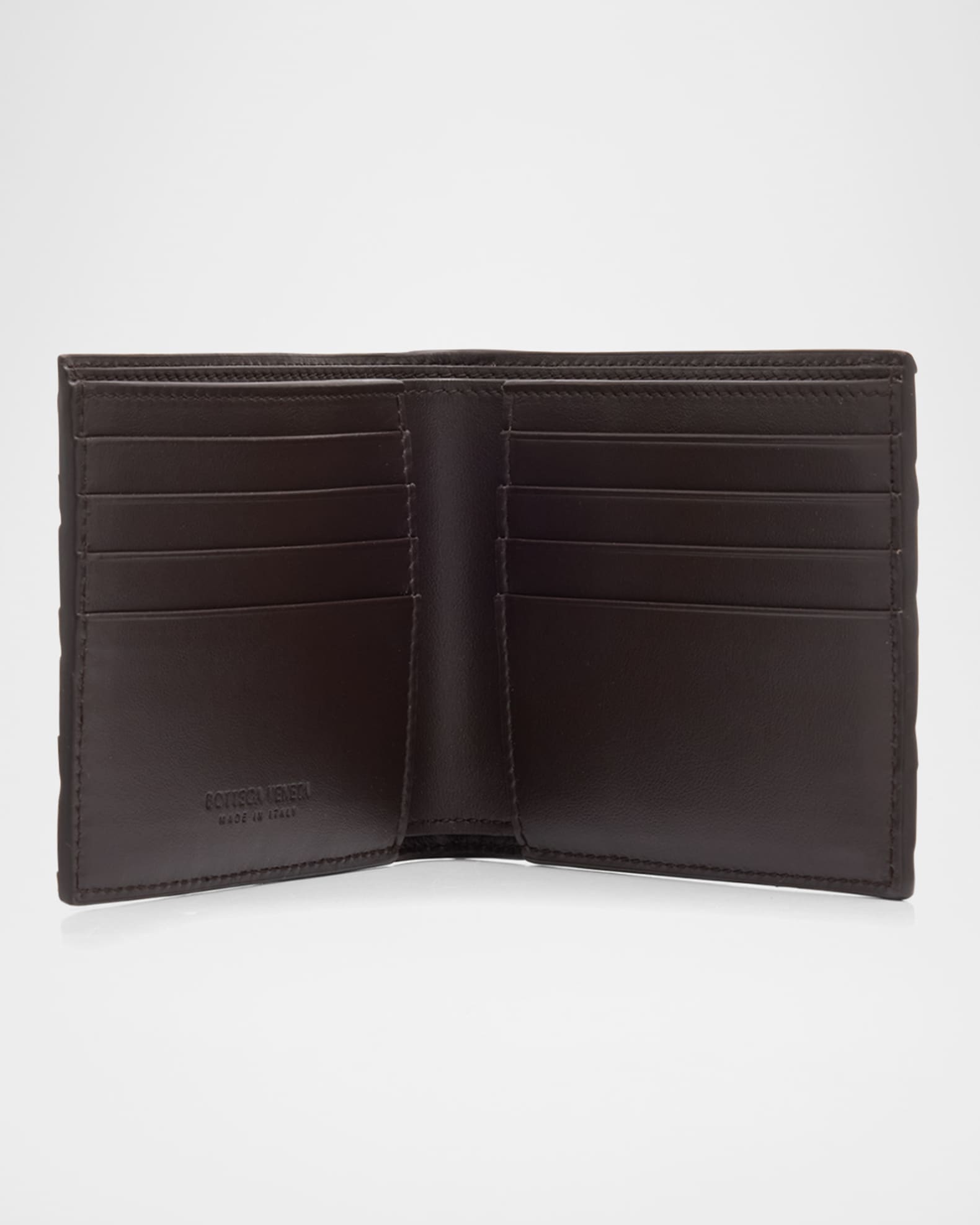 Bottega Veneta Men's Intrecciato Leather Bifold Wallet | Neiman Marcus