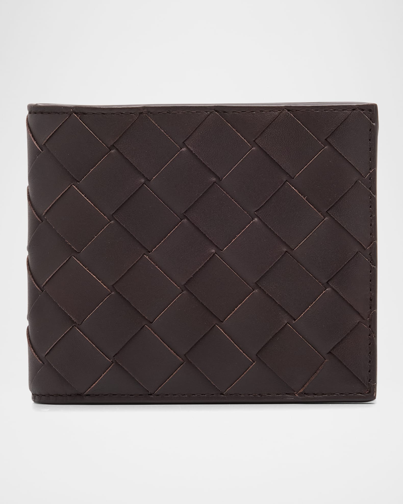 Bottega Veneta Men's Intrecciato Leather Bifold Wallet | Neiman Marcus