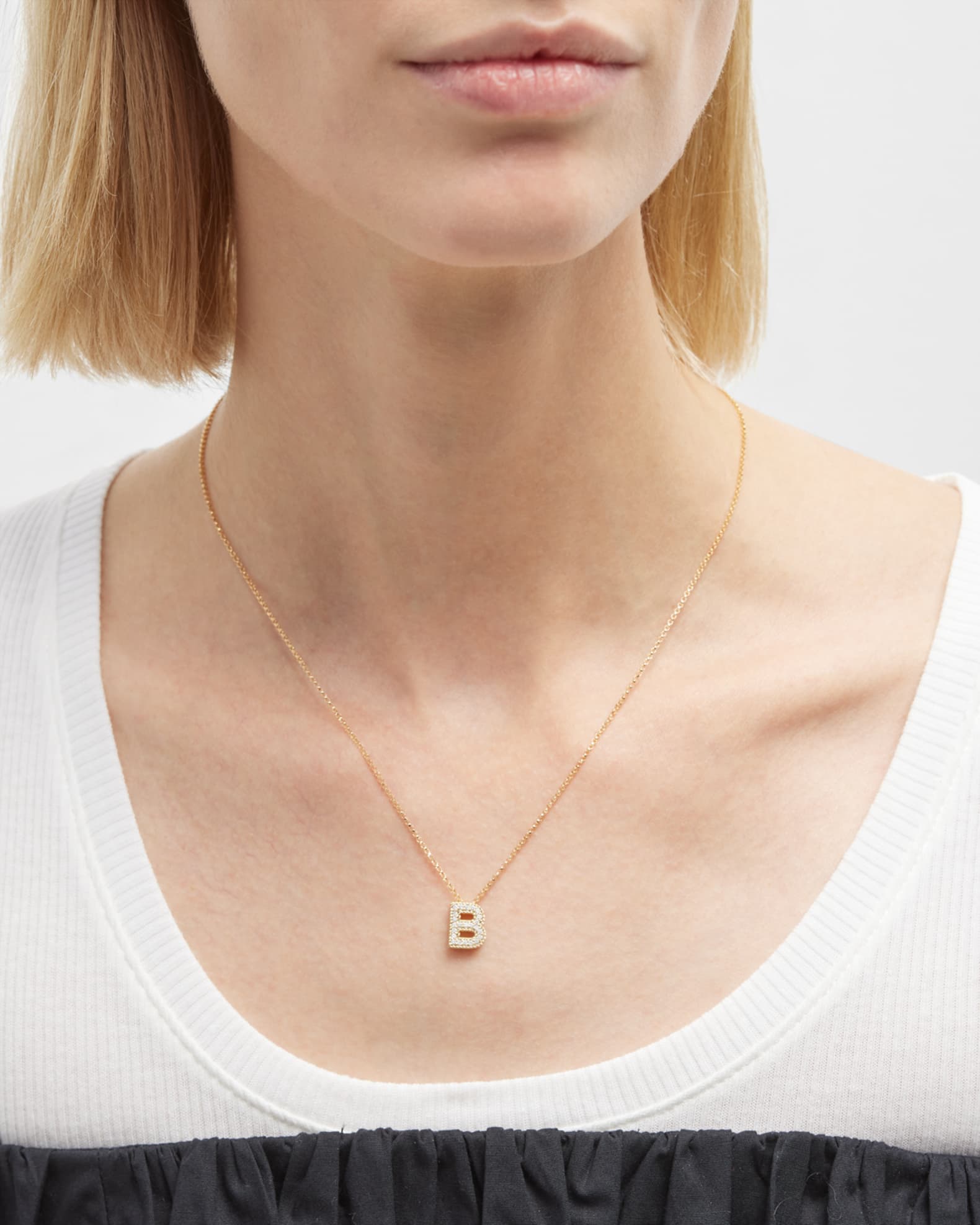 Roberto coin letter necklace shop