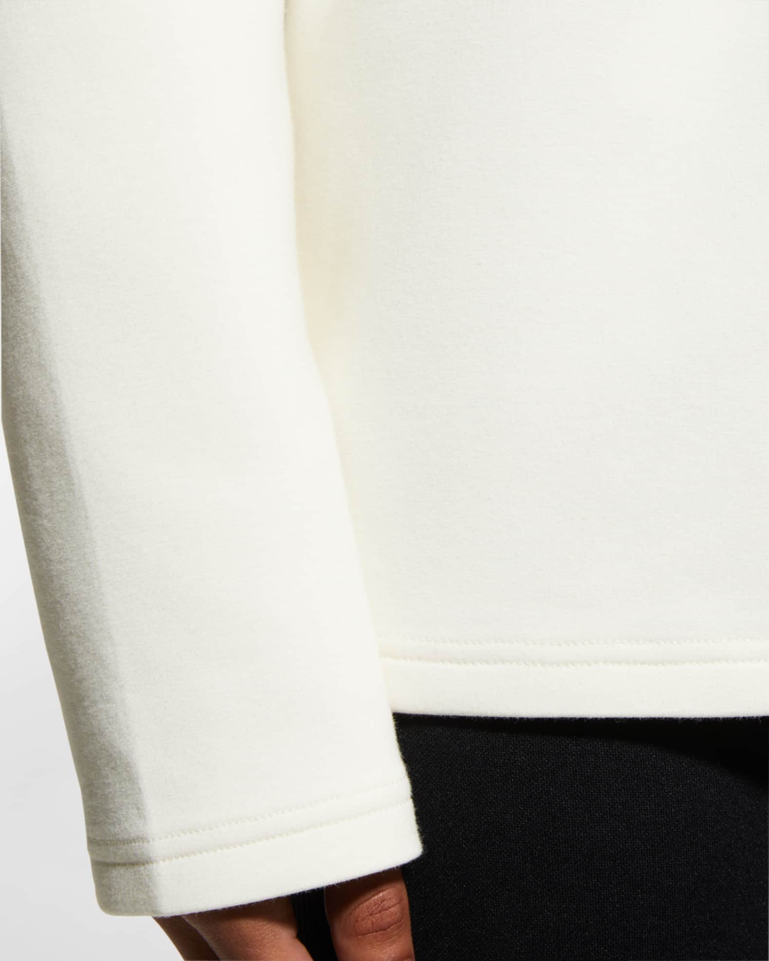 Varley Barton Sweat Funnel Neck Pullover Sweatshirt | Neiman Marcus