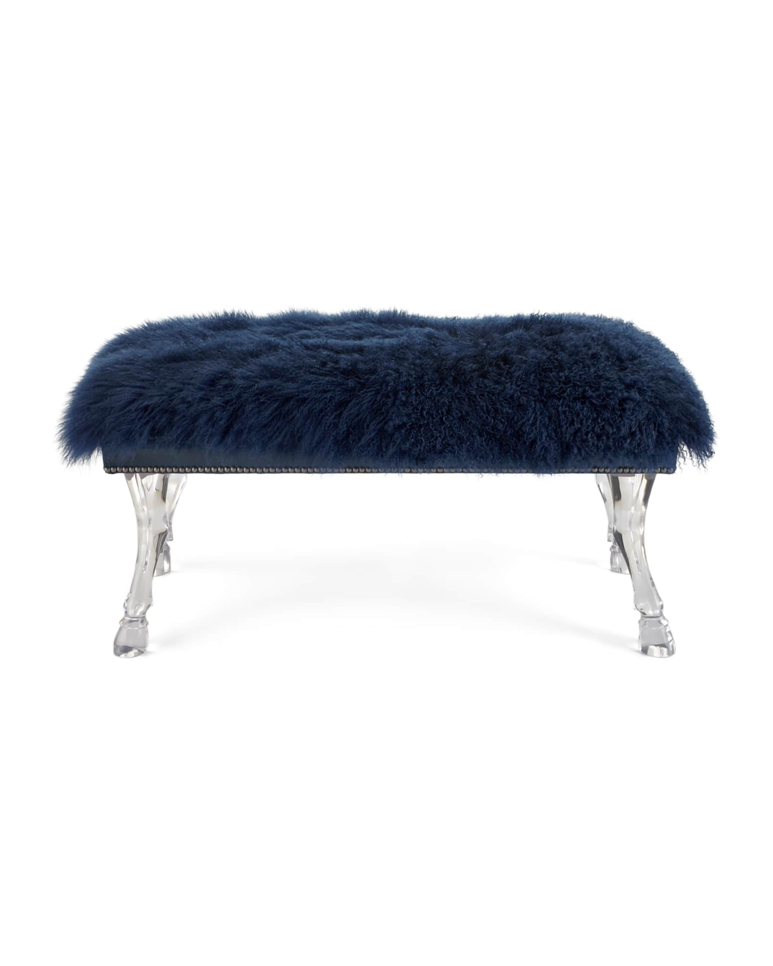 Ellsworth Sheepskin Bench 1