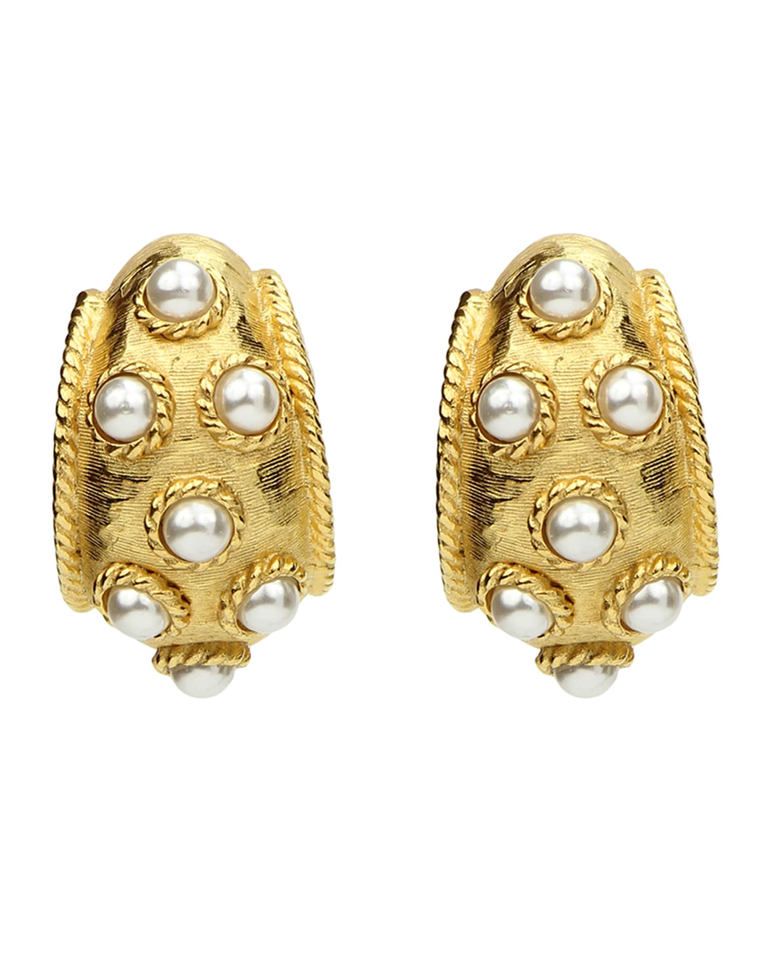 Thick Pearly Earrings 0