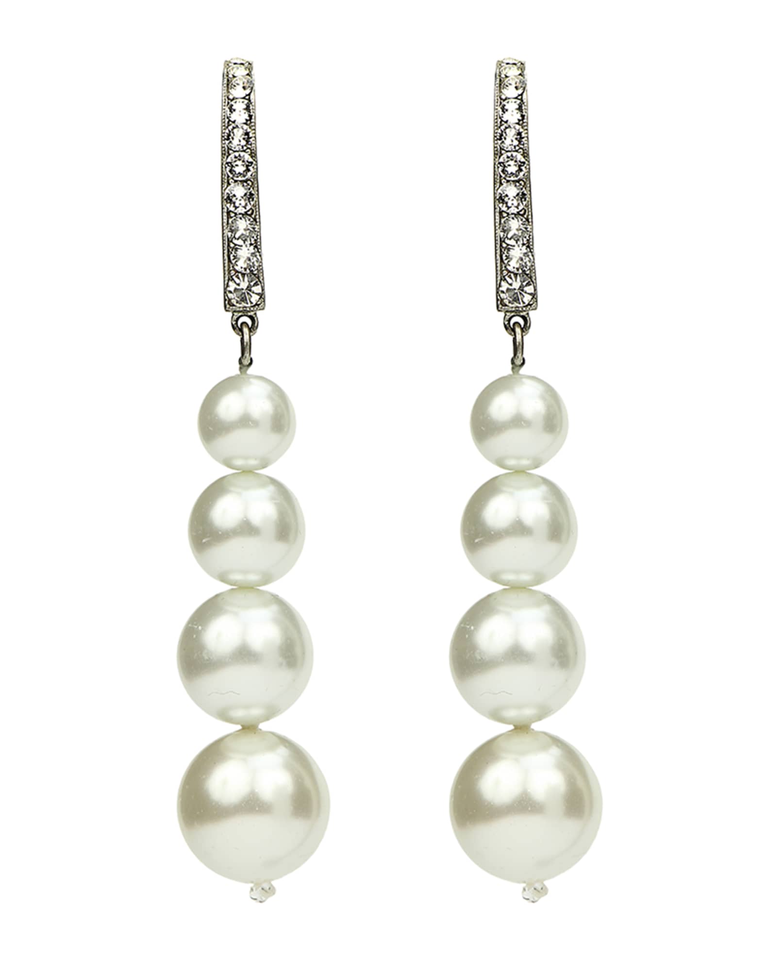 Pearly Multi-Drop Earrings 0