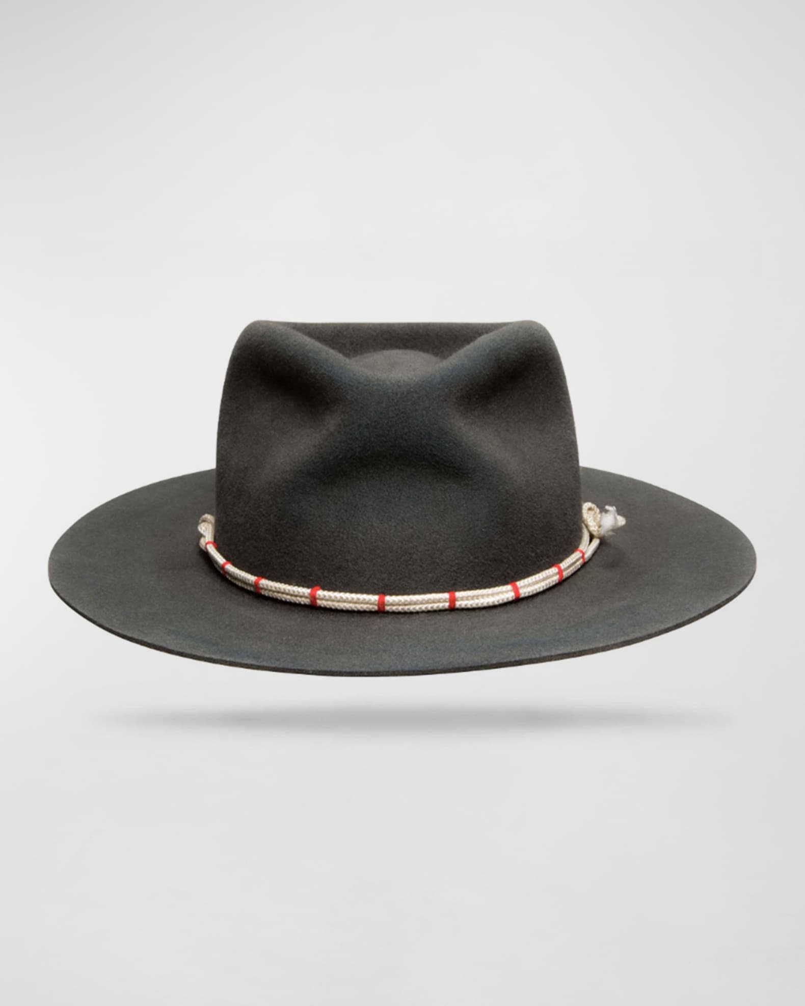 Worth & Worth by Orlando Palacios Men's Mule Kick Beaver Felt Fedora Hat