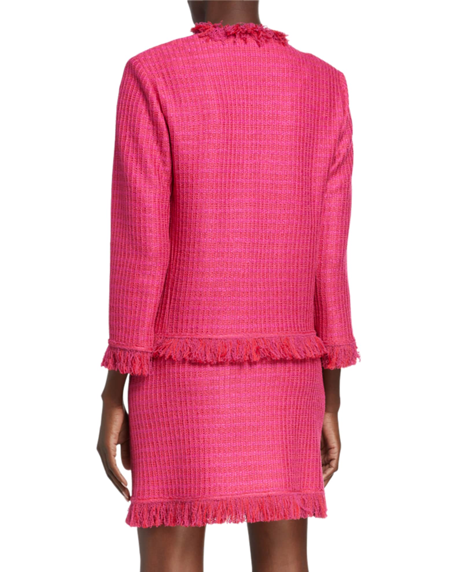 Poppy Textured 3/4-Sleeve Jacket and Matching Items | Neiman Marcus