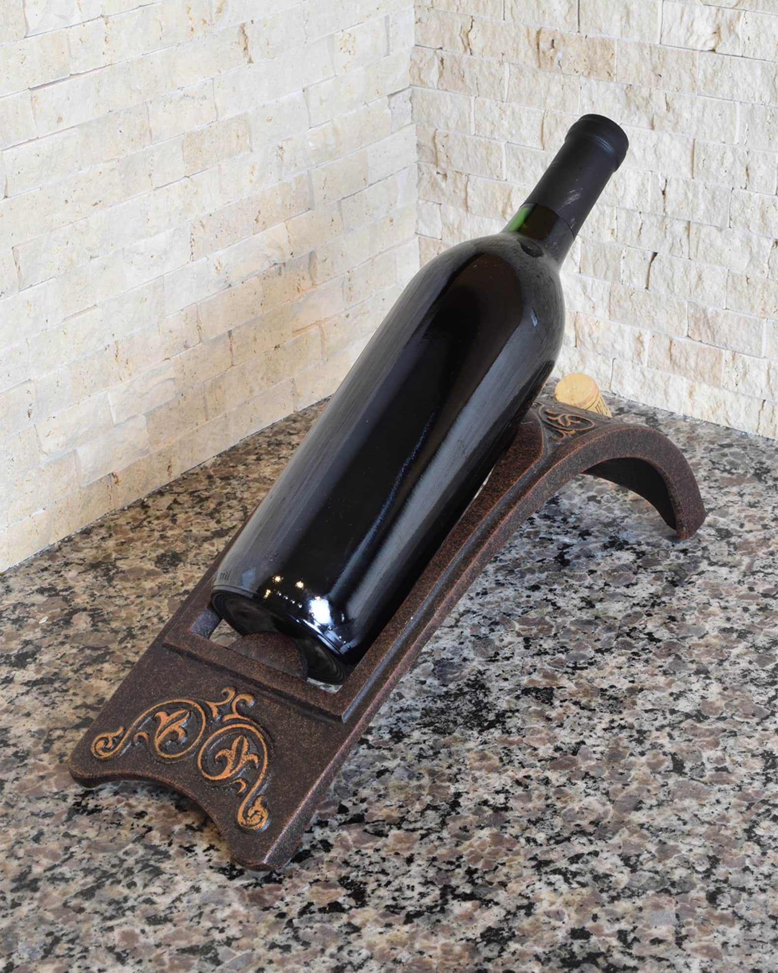 Yard wine sales bottle holder
