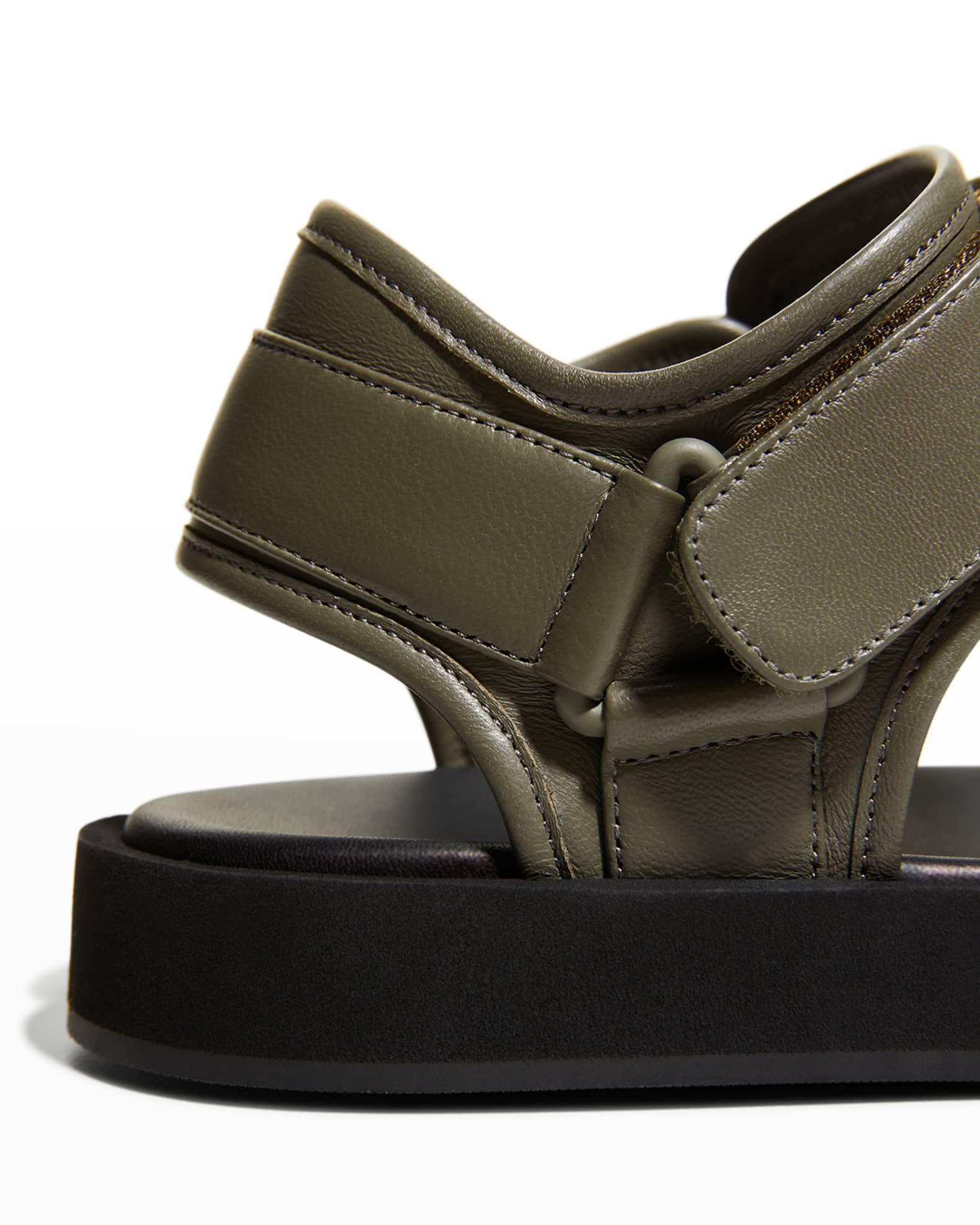 THE ROW HookandLoop Sandals Neiman Marcus