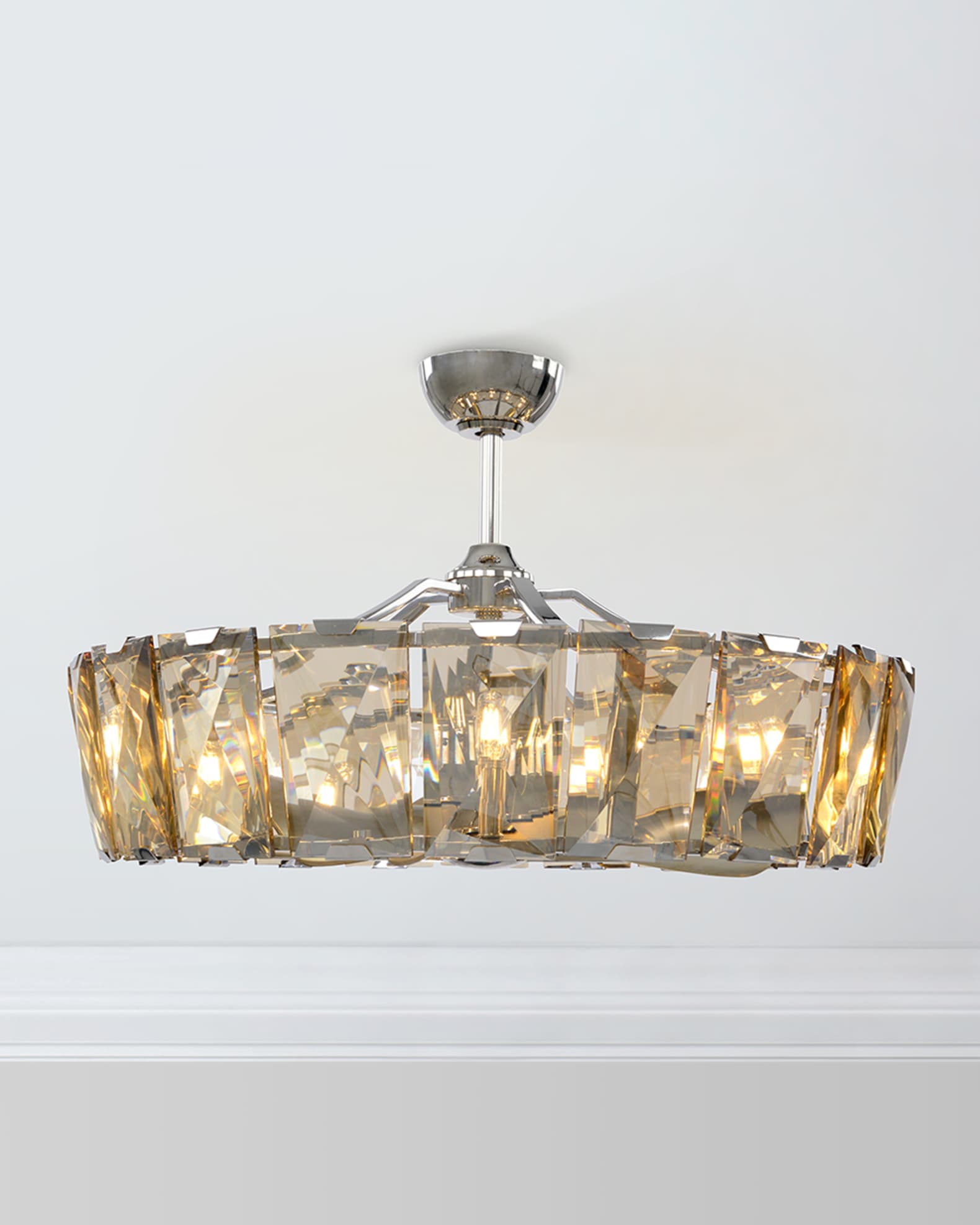 10-Light Crystal Fandelier 0