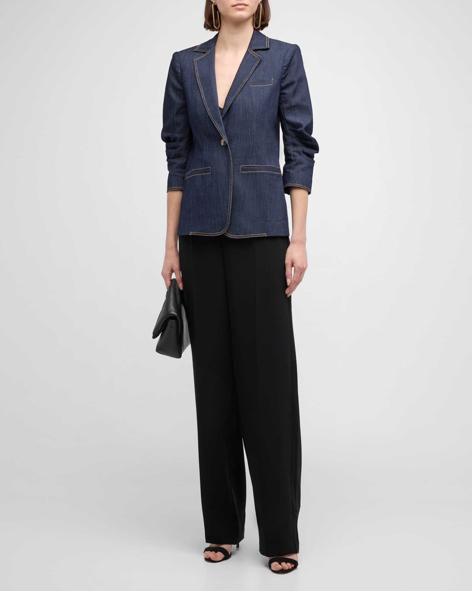 Khloe Denim Blazer 1