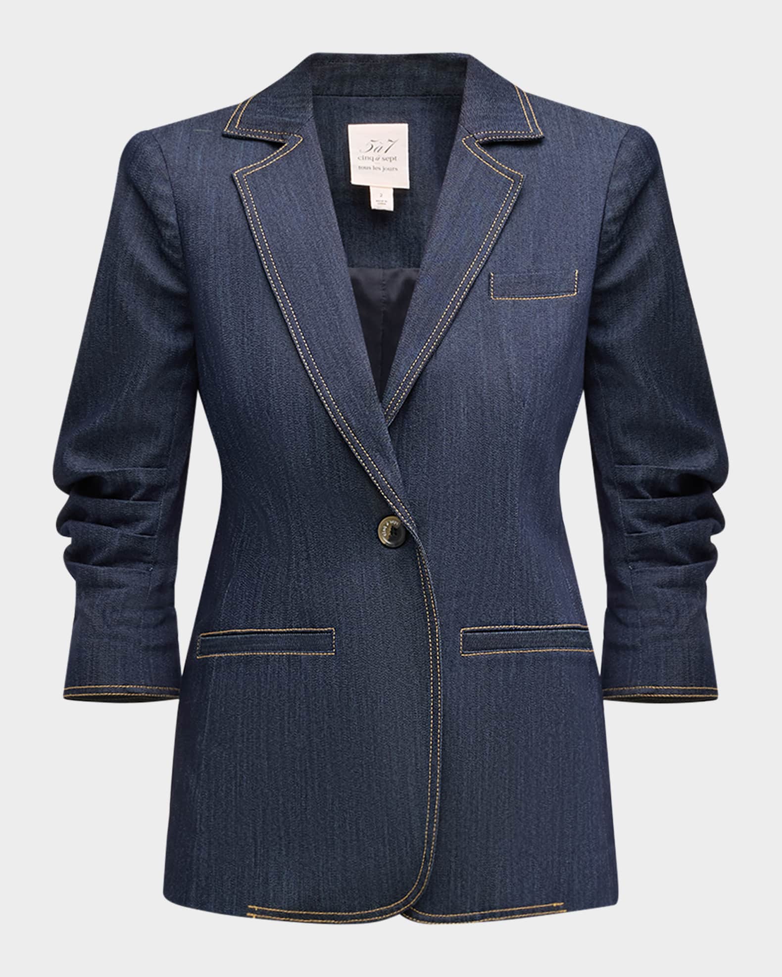 Khloe Denim Blazer 0
