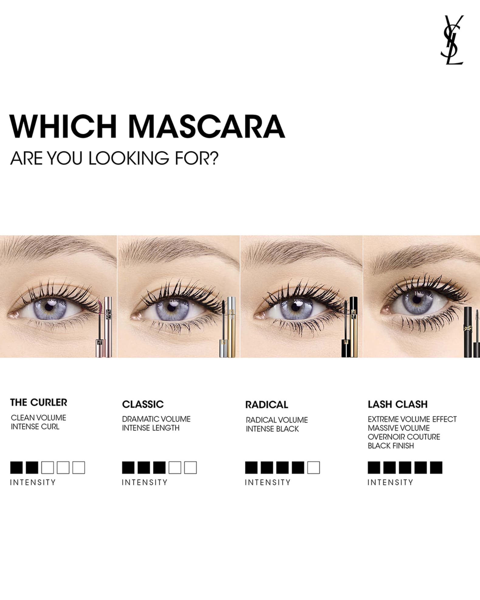 YVES SAINT LAURENT Mascara Volume Effect Cils The Shock - MAX LUXE Shop