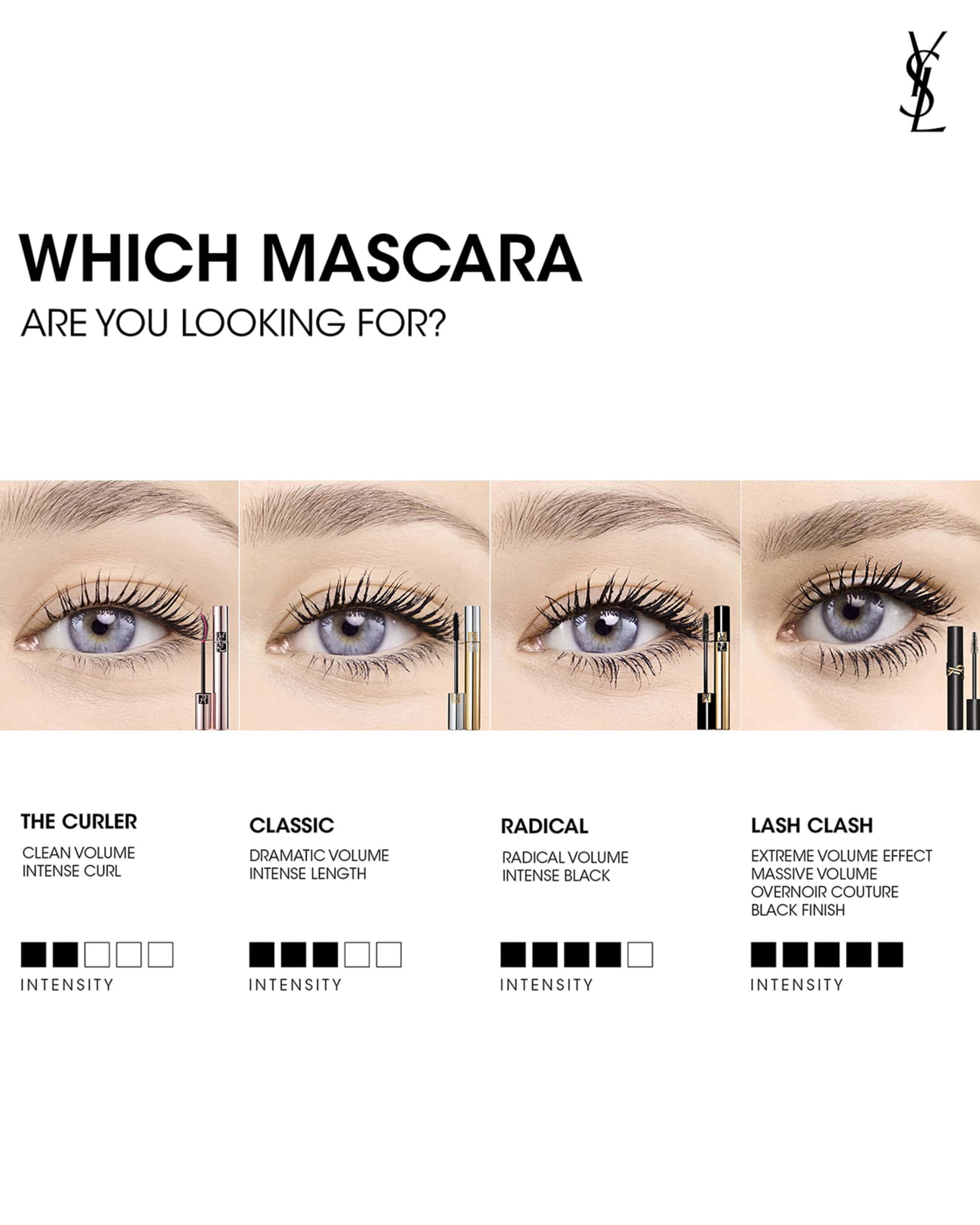 Yves saint laurent the curler mascara volume effet faux cils hot sale