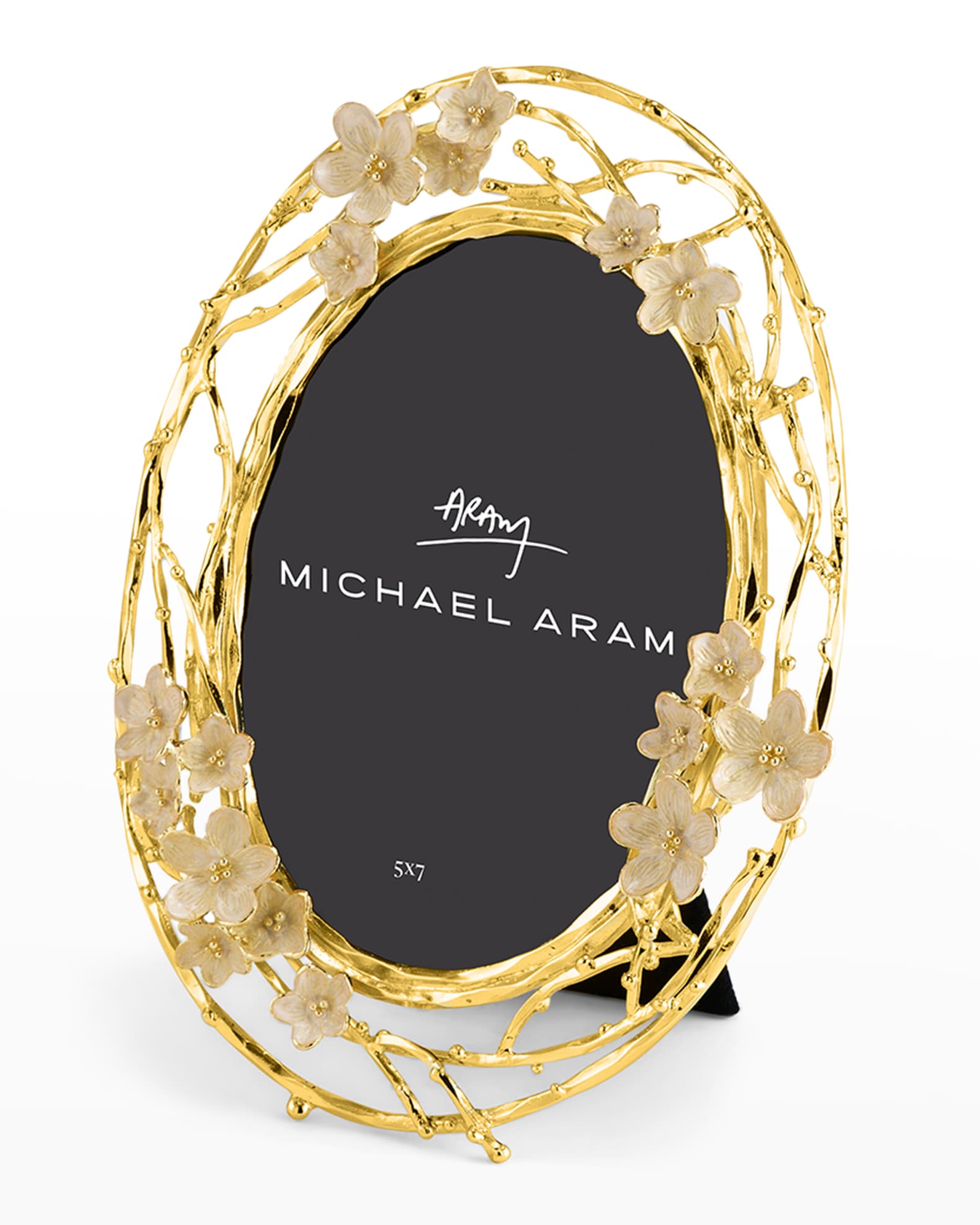 Michael Aram Cherry Blossom Oval Frame, 5" x 7" Neiman Marcus
