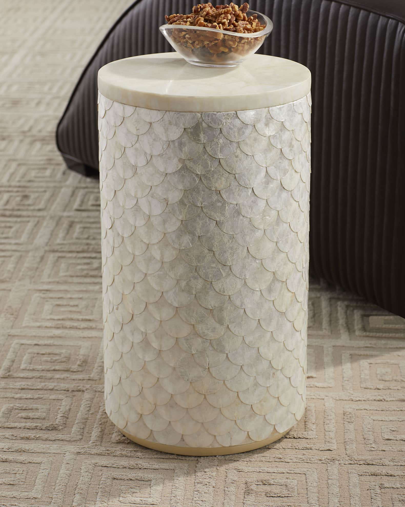 Capiz Accent Table