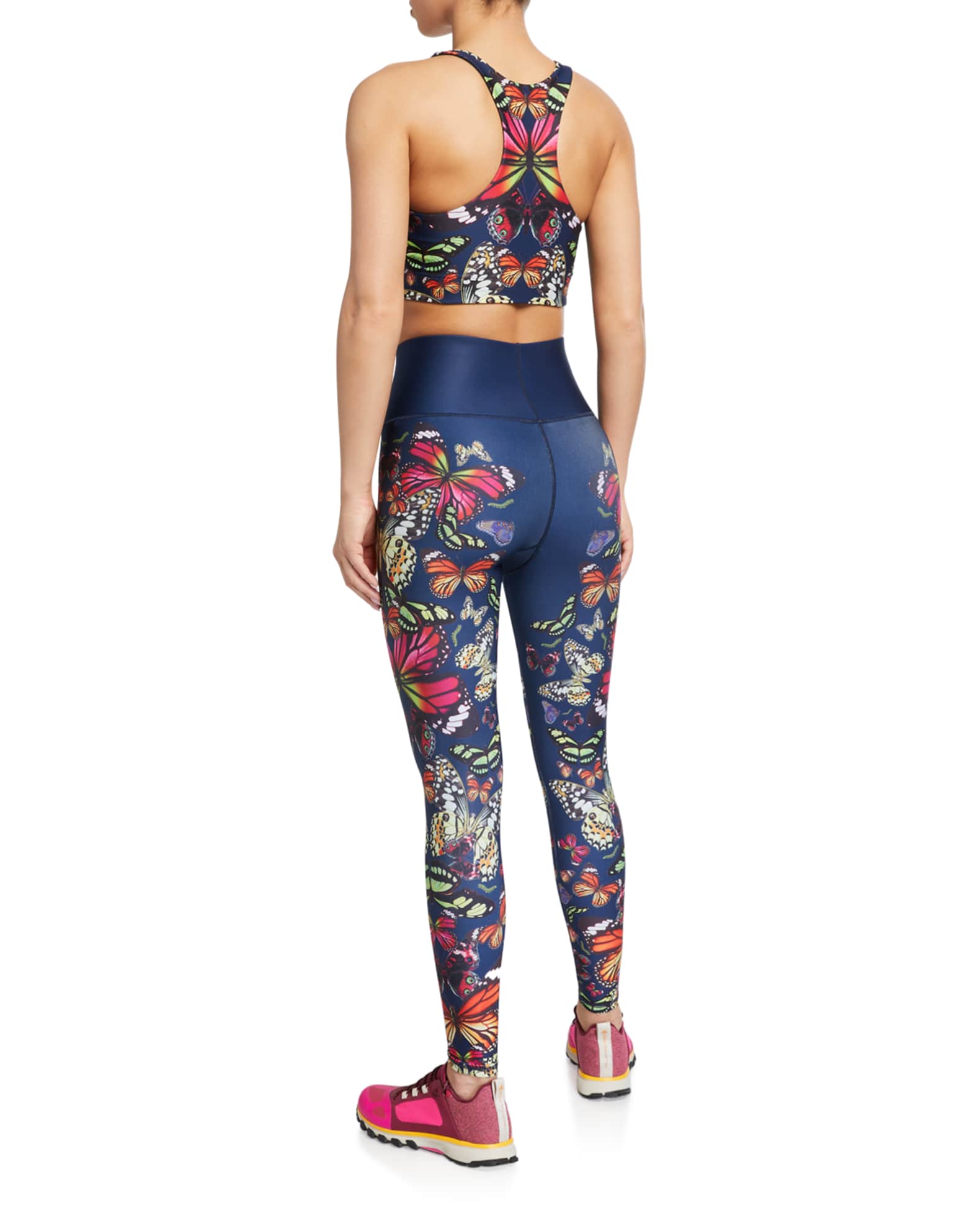 Kaleidofly Printed Double-Knit Active Leggings and Matching Items