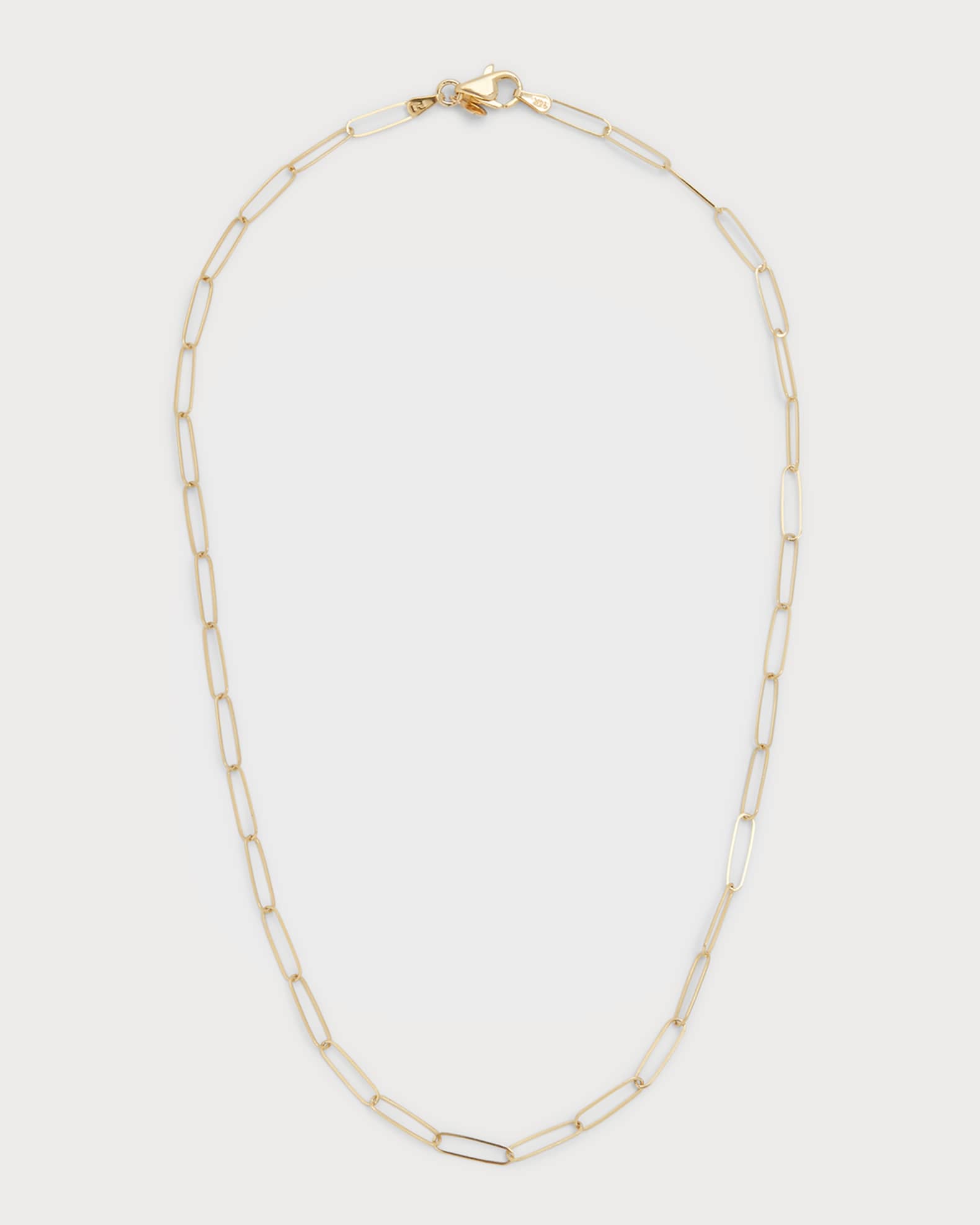 Zoe lev paper clip necklace deals