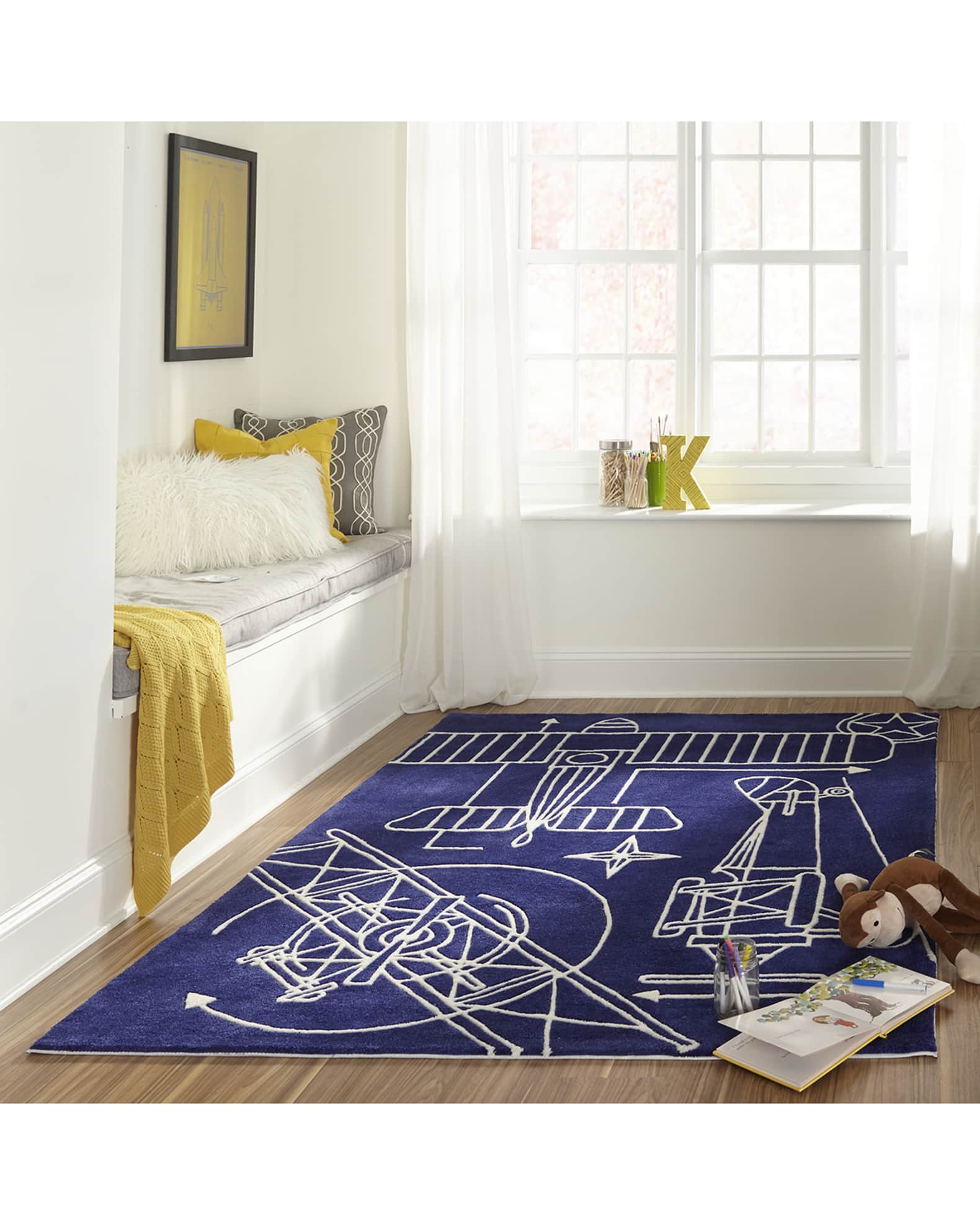 Ross HandTufted Rug, 8' x 10' Neiman Marcus