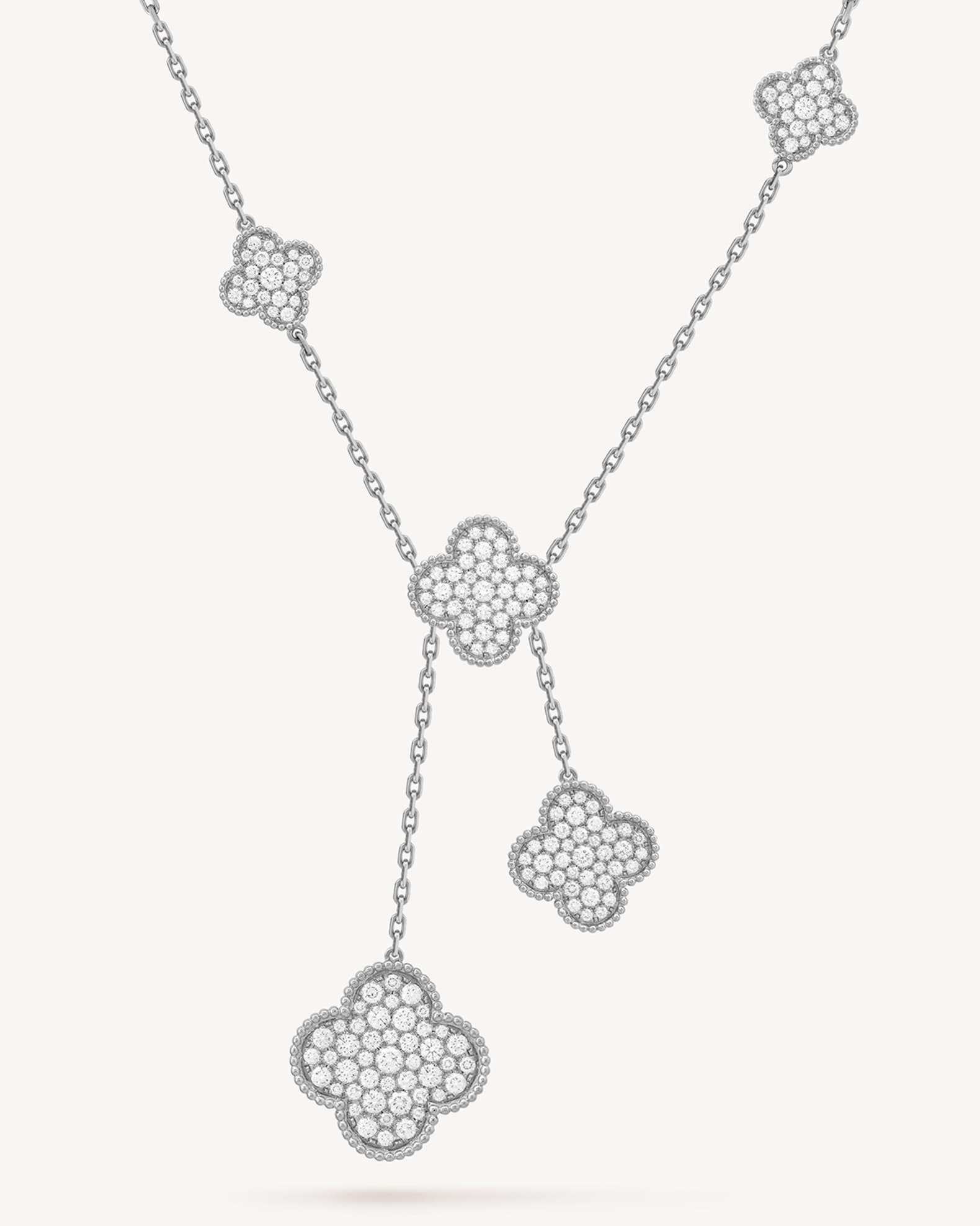 Van Cleef & Arpels Magic Alhambra Necklace with 6 Motifs — UFO No More