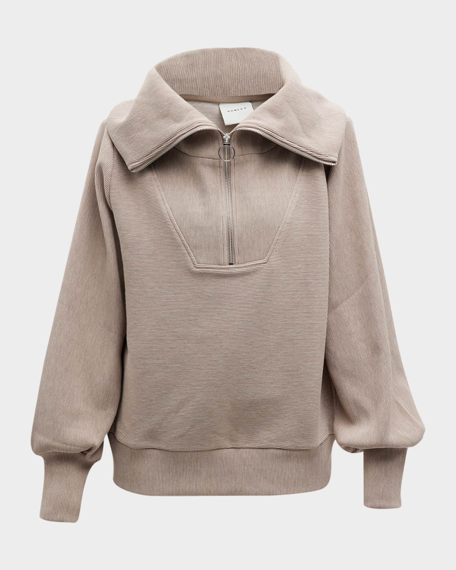 Vine Oversized 1/2-Zip Pullover Sweatshirt 0