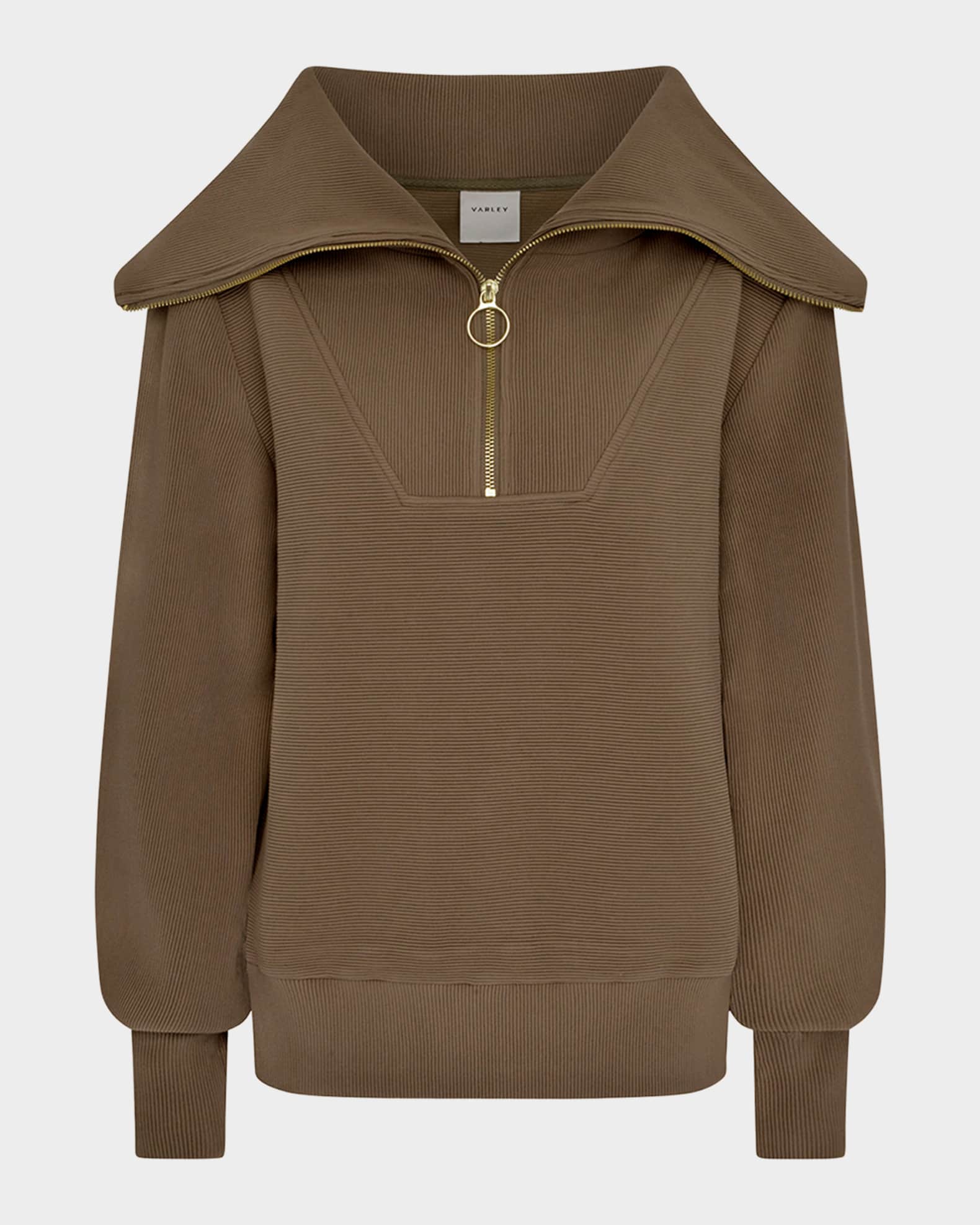 Vine Oversized 1/2-Zip Pullover Sweatshirt 0