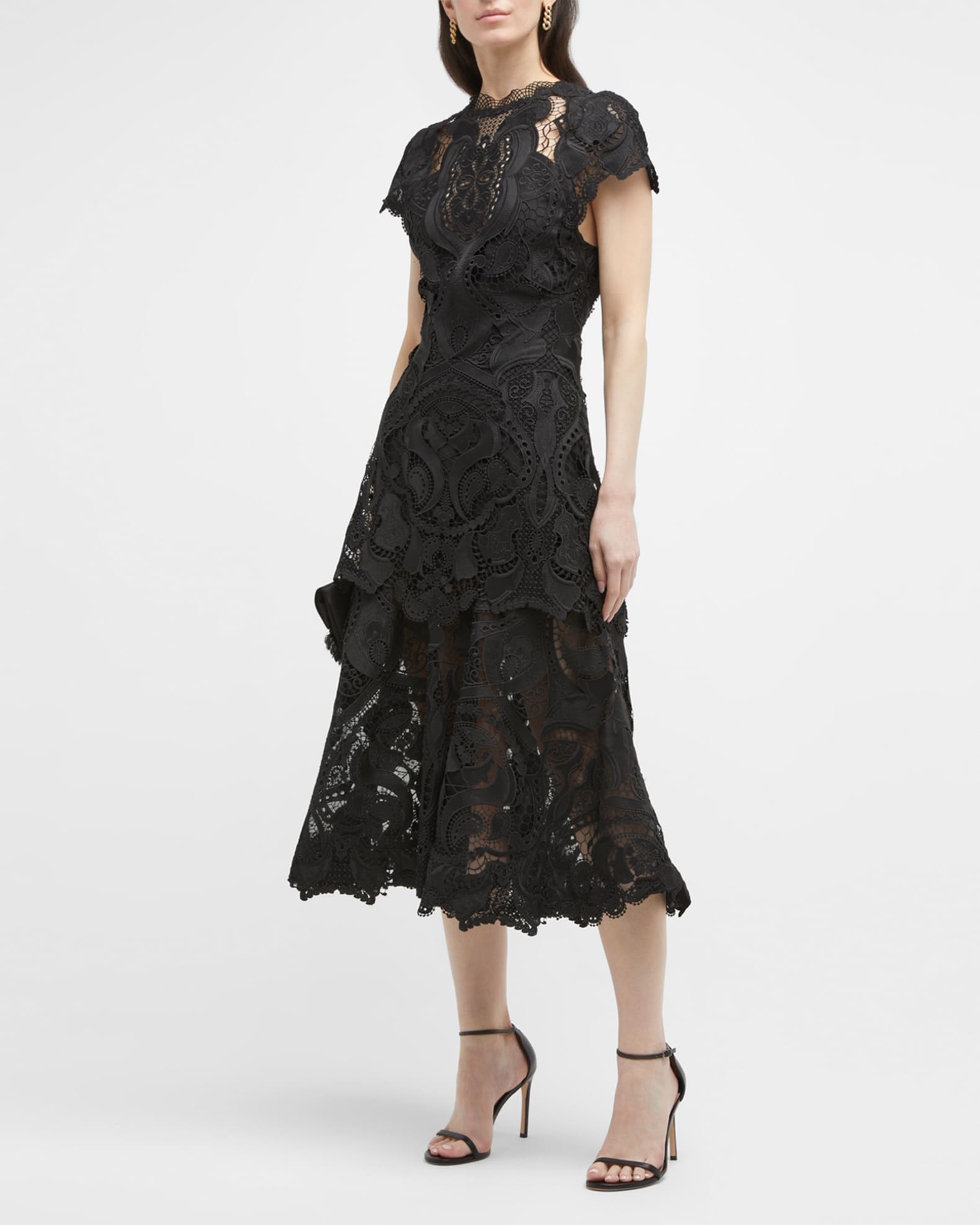 Guipure lace midi dress by jonathan simkhai outlet