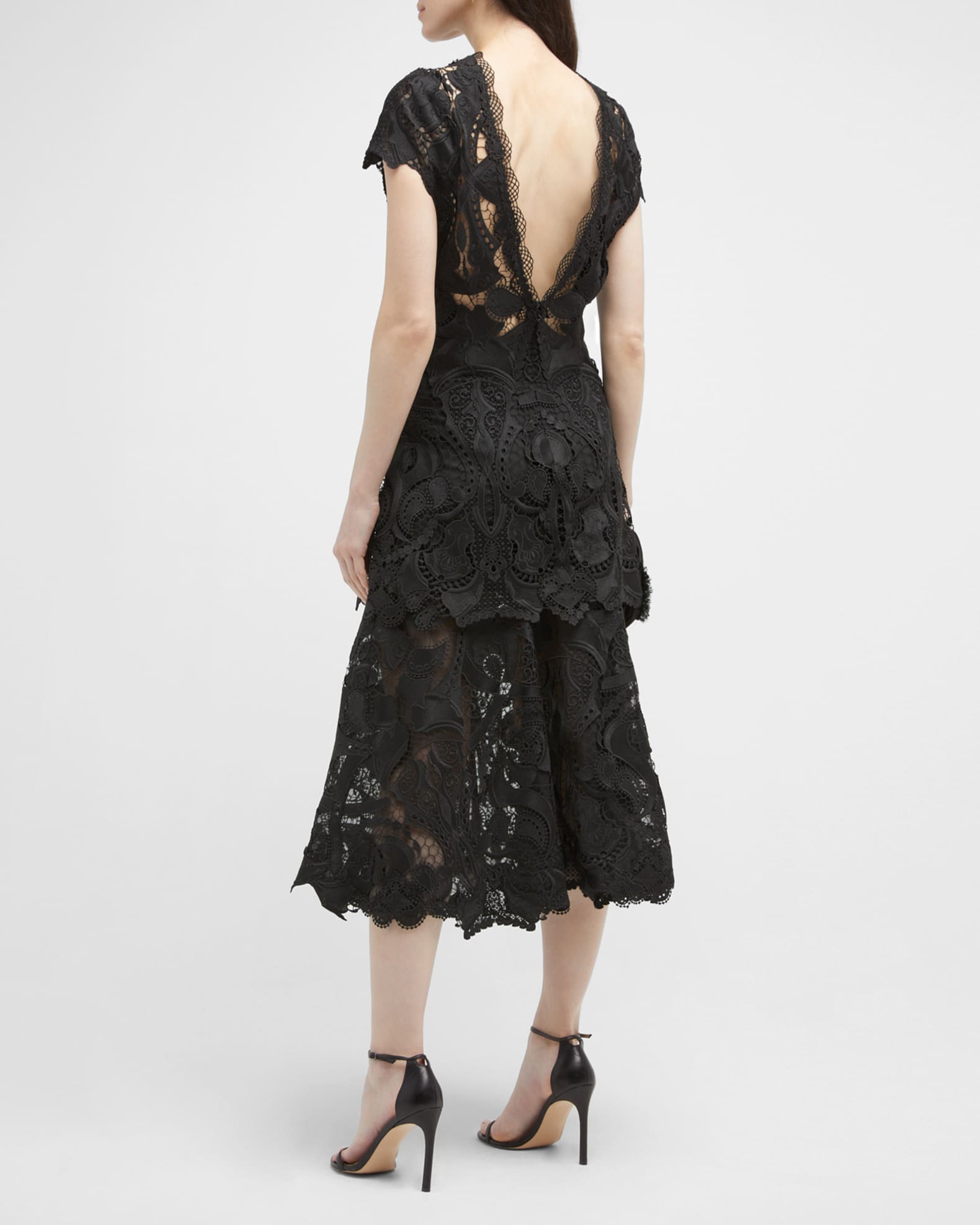 Jonathan simkhai guipure lace midi dress outlet