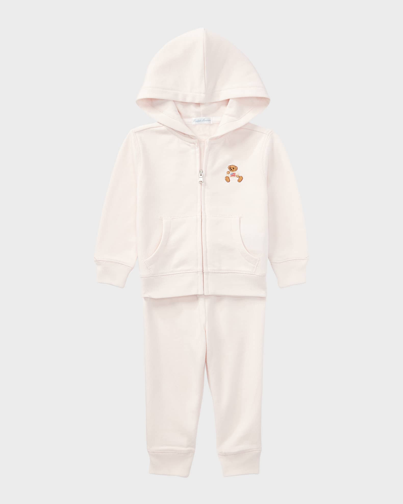 Polo Ralph Lauren Short Hooded Robe White Cloud