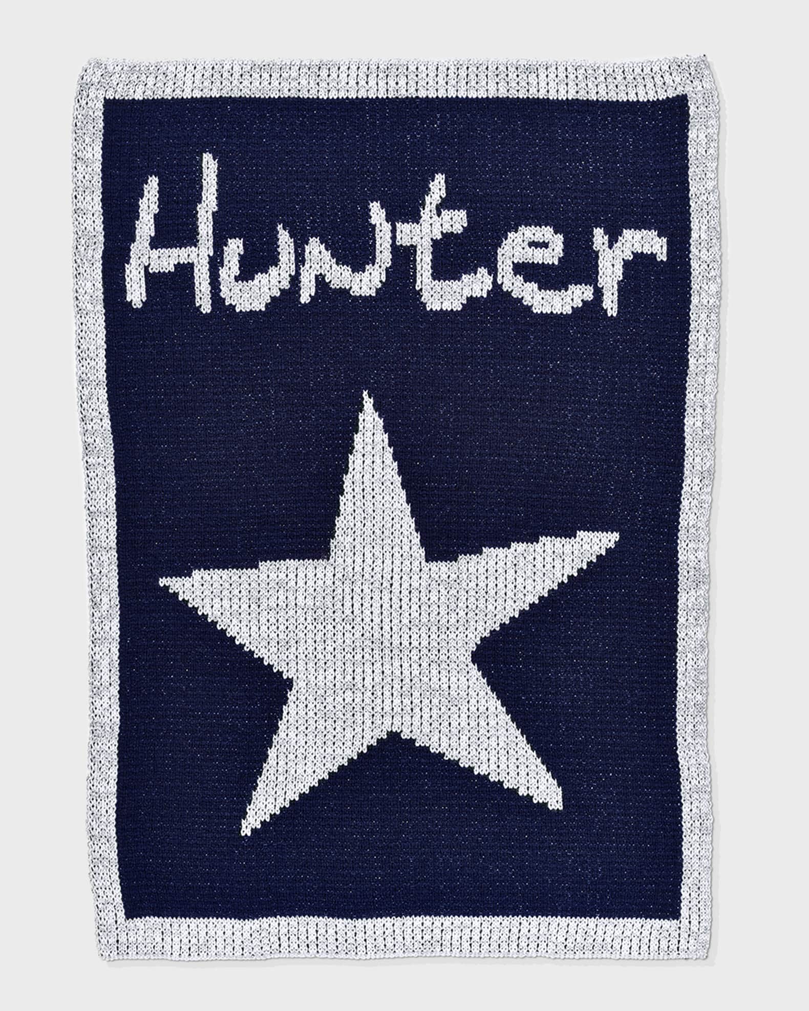 Single Star Metallic Stroller Blanket, Personalized 0