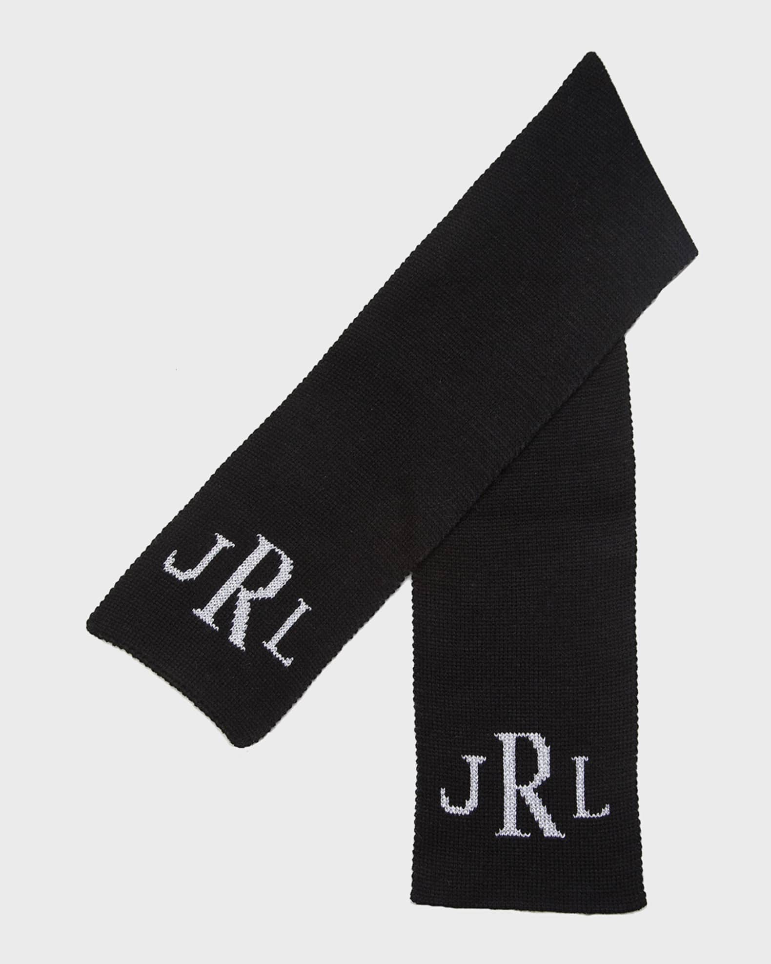 Kid's Metallic Classic Monogram Scarf, Personalized 0