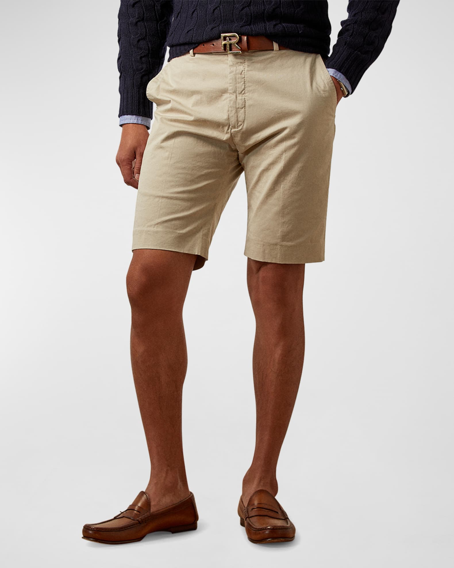 Men s Solid Chino Shorts