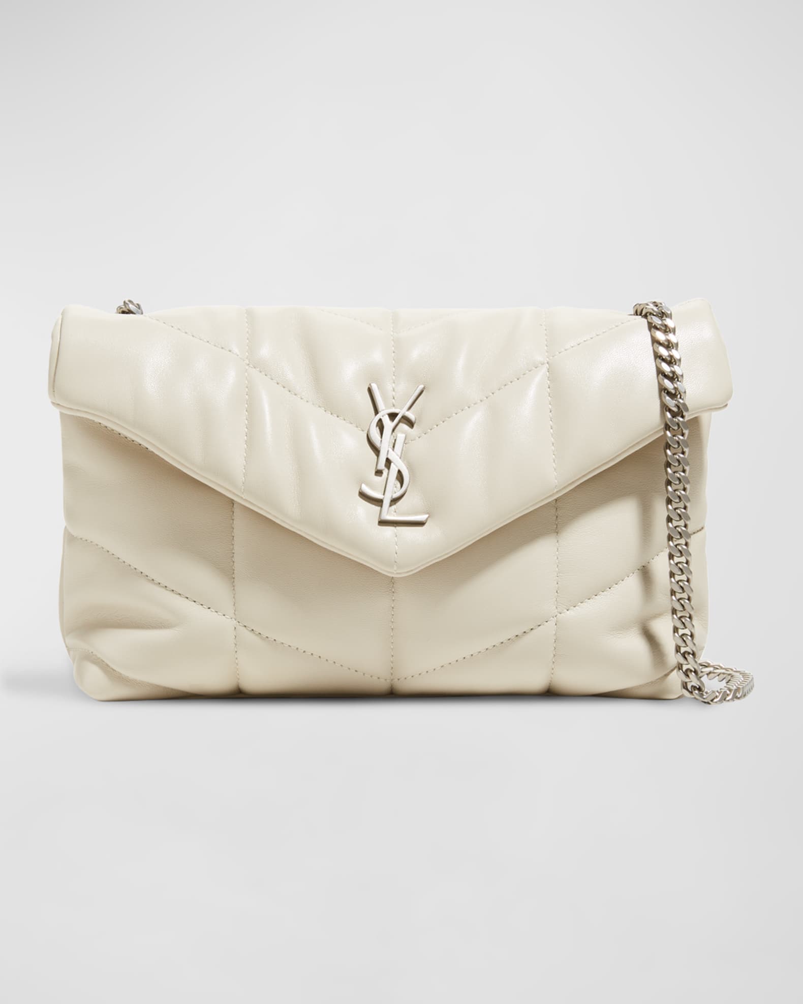 Saint Laurent LouLou YSL Mini Quilted Crossbody Bag | Neiman Marcus