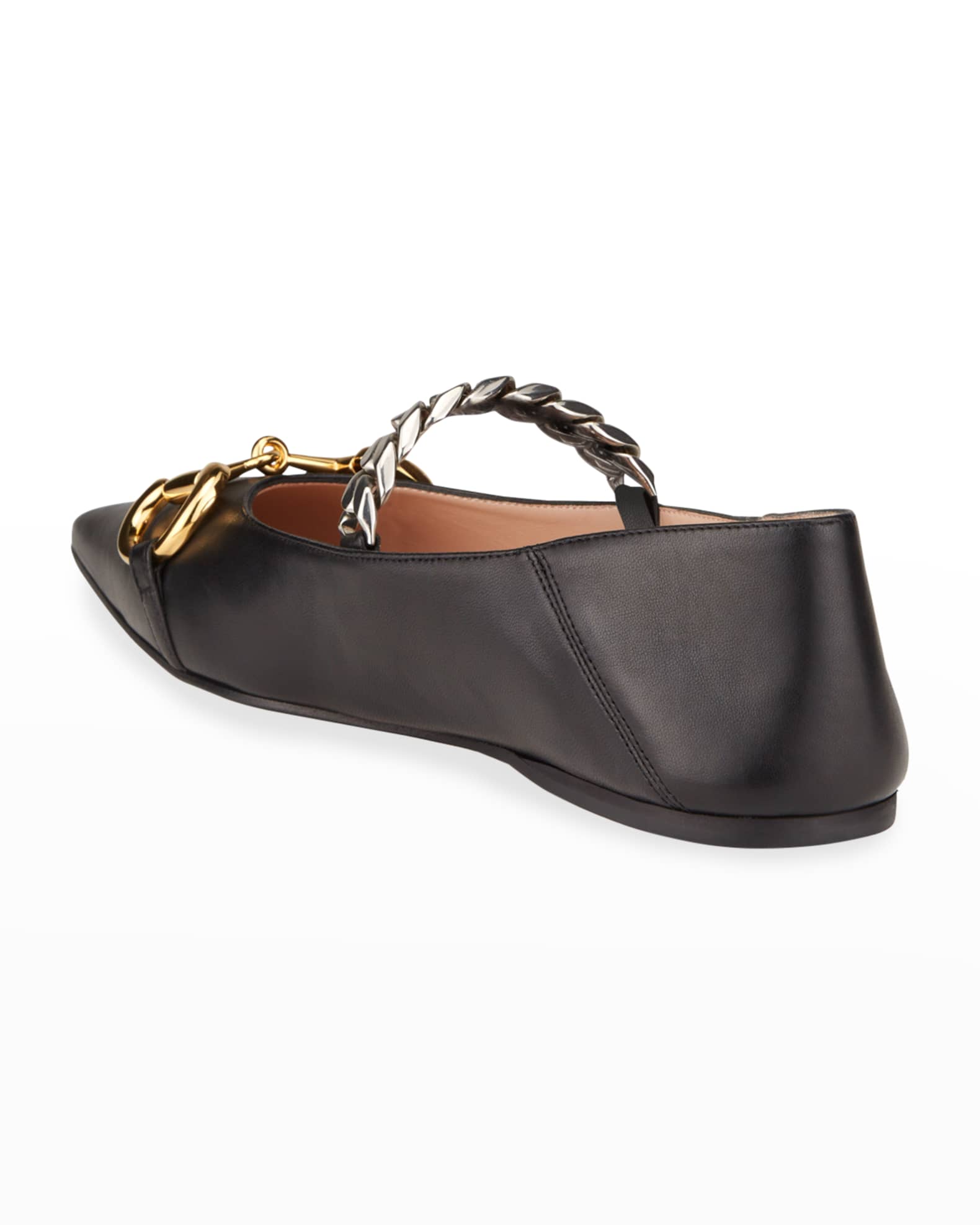Gucci Ballet Flats With Chain