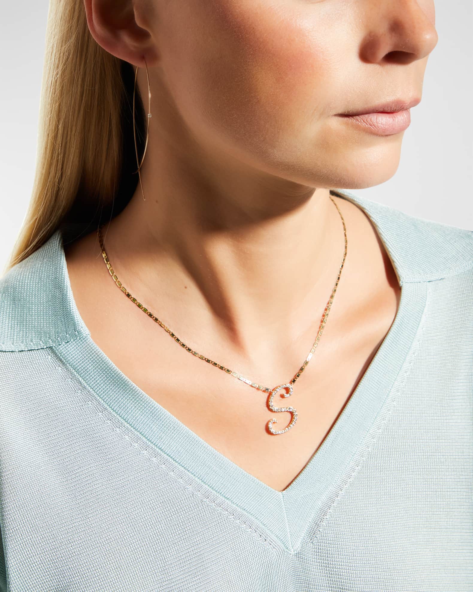 Lana initial sales necklace
