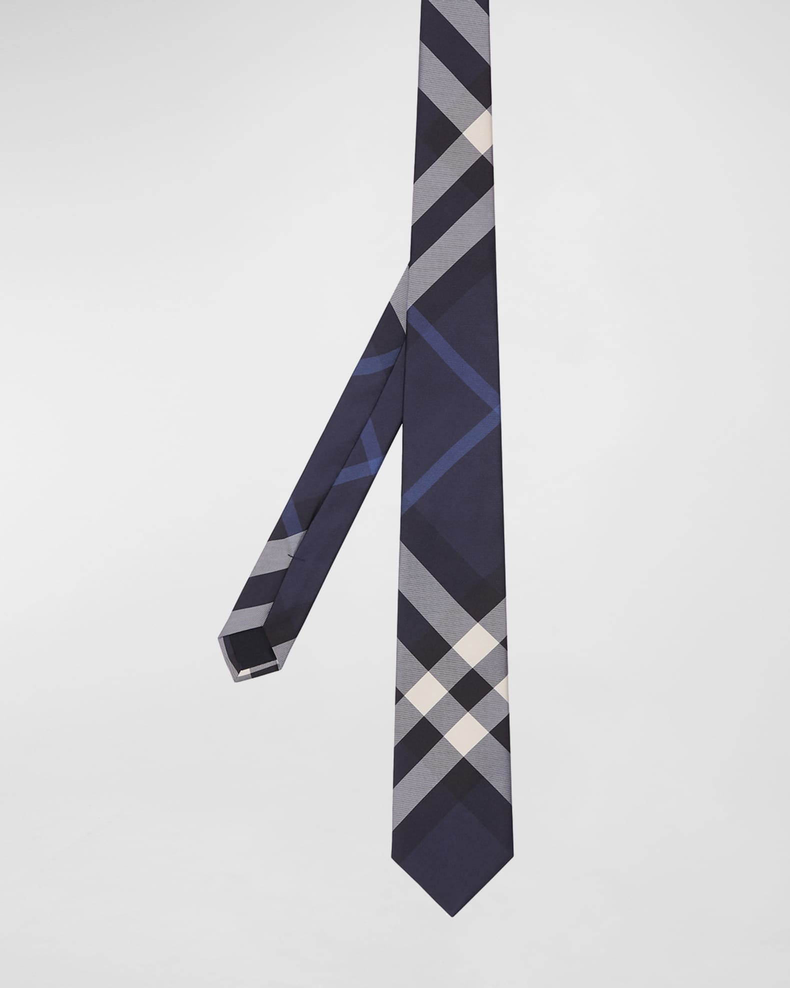 Burberry Men s Exploded Check Silk Tie Neiman Marcus