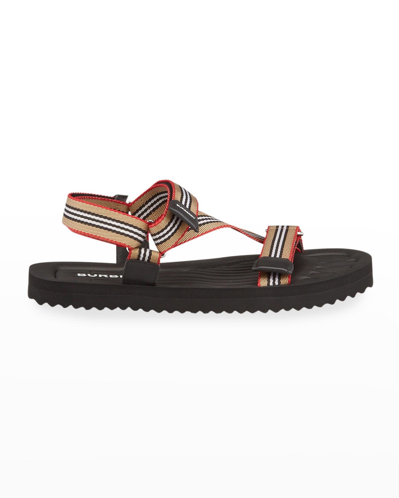 icon stripe sandals