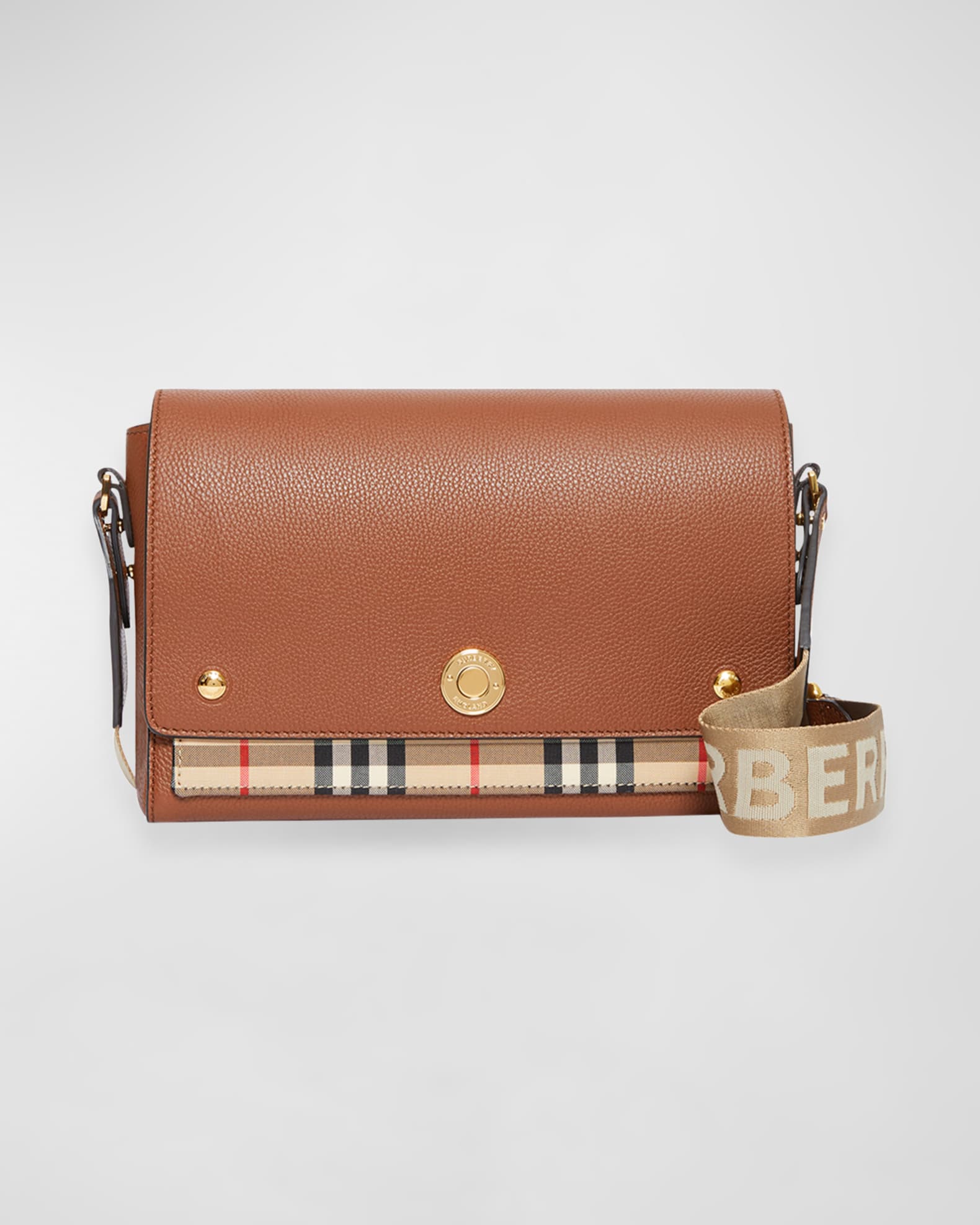 Burberry Small Monogram-embossed Leather Camera Bag In Neutrals