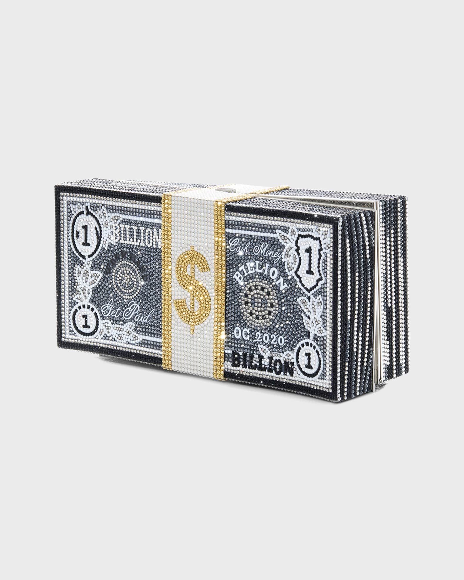 Judith leiber money clutch discount