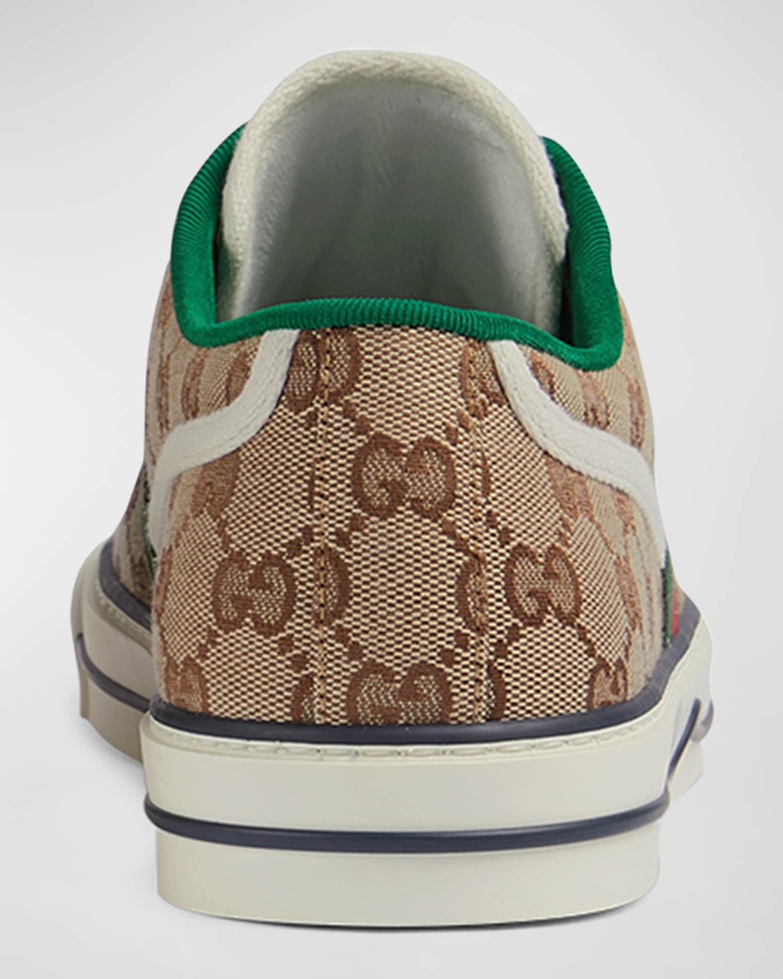 Gucci Men's Tennis 1977 GG Canvas Sneakers | Neiman Marcus