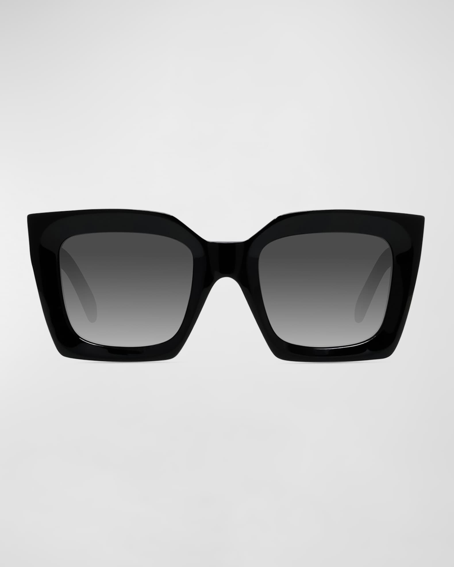 Celine Rectangle Acetate Sunglasses Neiman Marcus